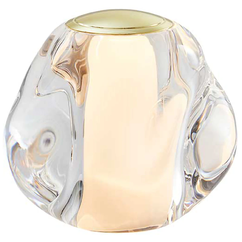 Ice Ball Bordslampa, Guld