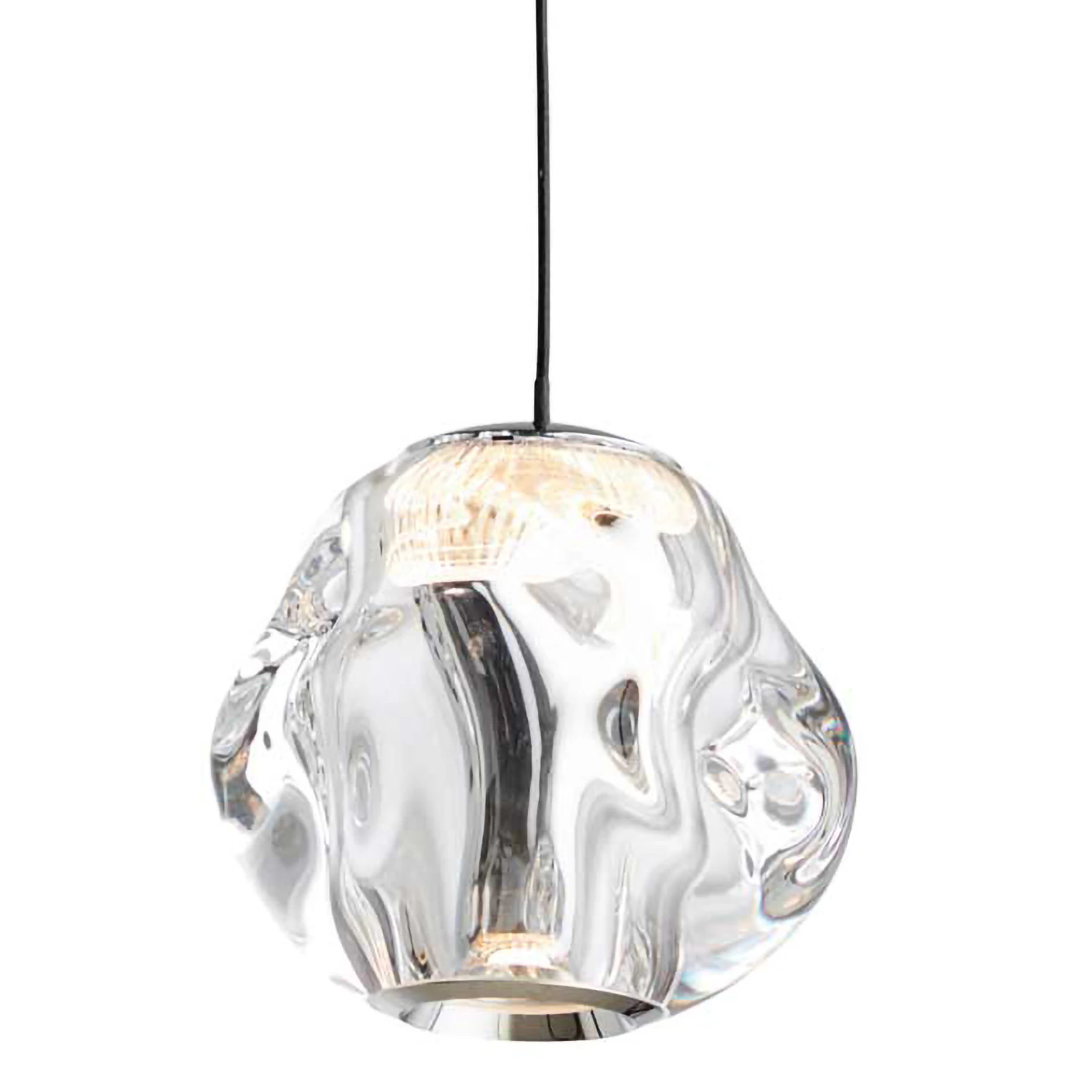 Loom Design Ice Ball Pendel 1 - Pendellampor Akryl Transparent
