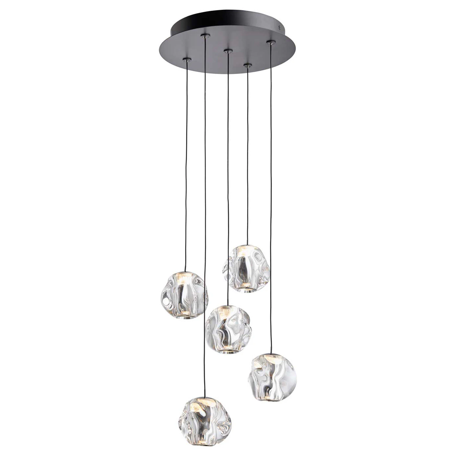 Loom Design Ice Ball Pendel 5 - Pendellampor Akryl Transparent