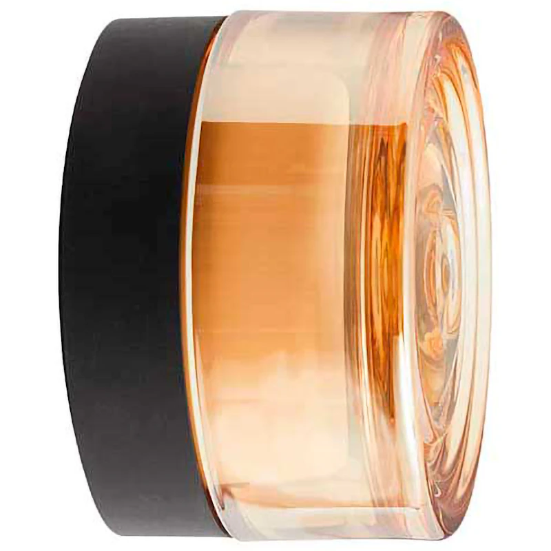 Otto Wave Vägglampa Ø13 cm, Amber