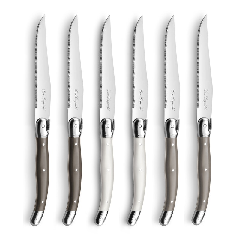Tradition Grillknivar Med Knivblock 6-pack, Mix