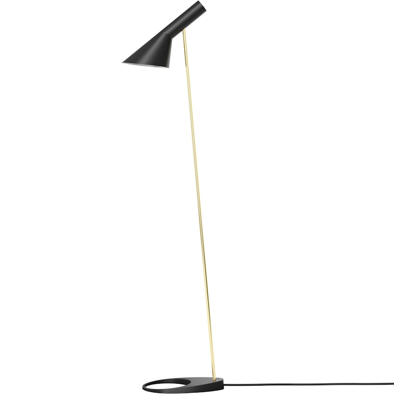 AJ Golvlampa, Svart / Mässing
