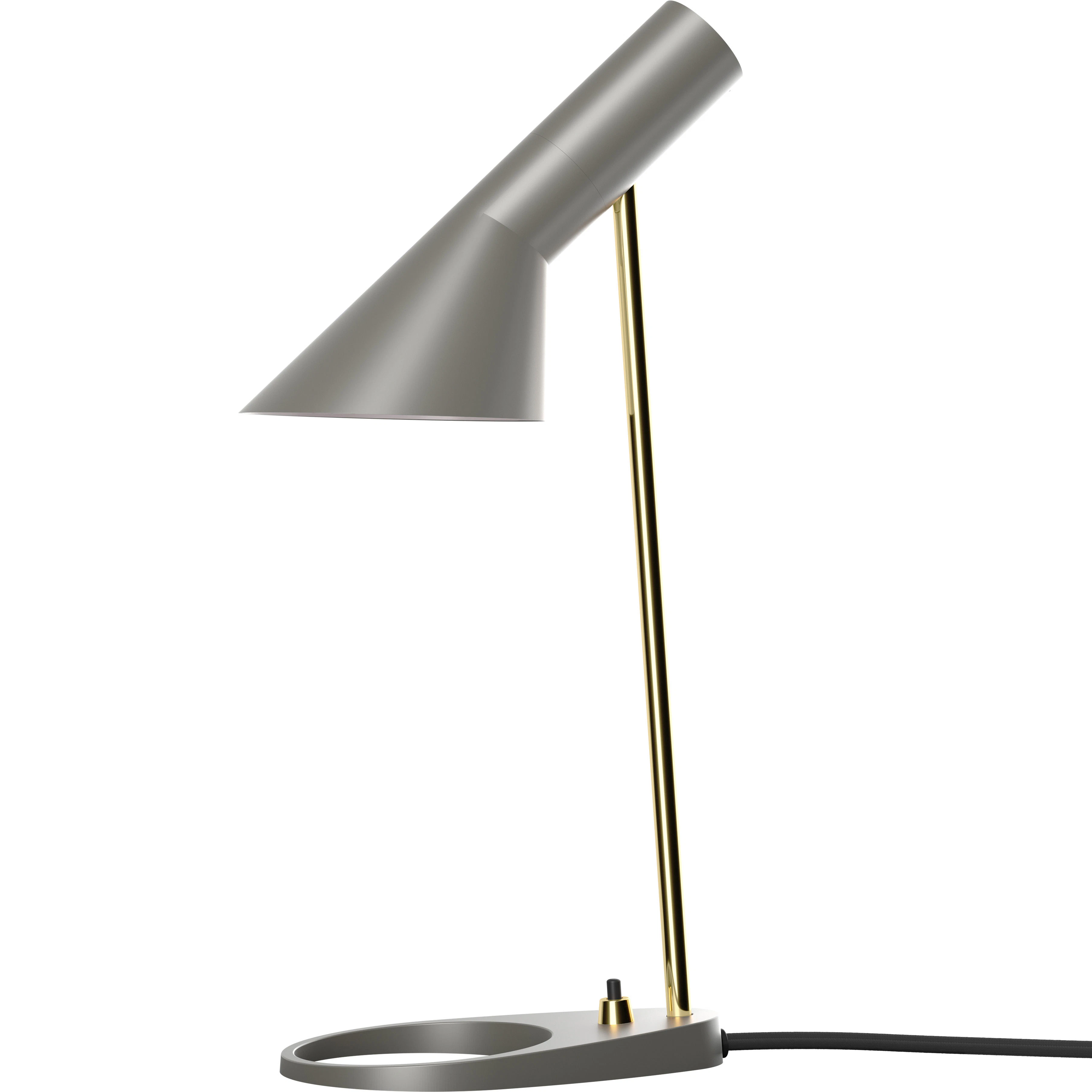 Louis Poulsen Aj Mini Bordslampa Varmgr&aring; / - Bordslampor M&auml;ssing