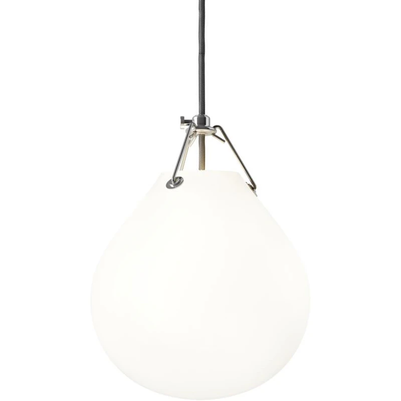 Moser Pendel Ø205 mm, Matt Vitt Opalglas