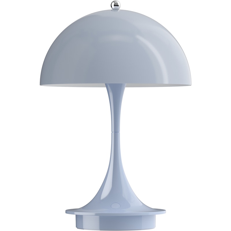 Panthella 160 Bordslampa Portabel, Pale Blue Opal Acryl