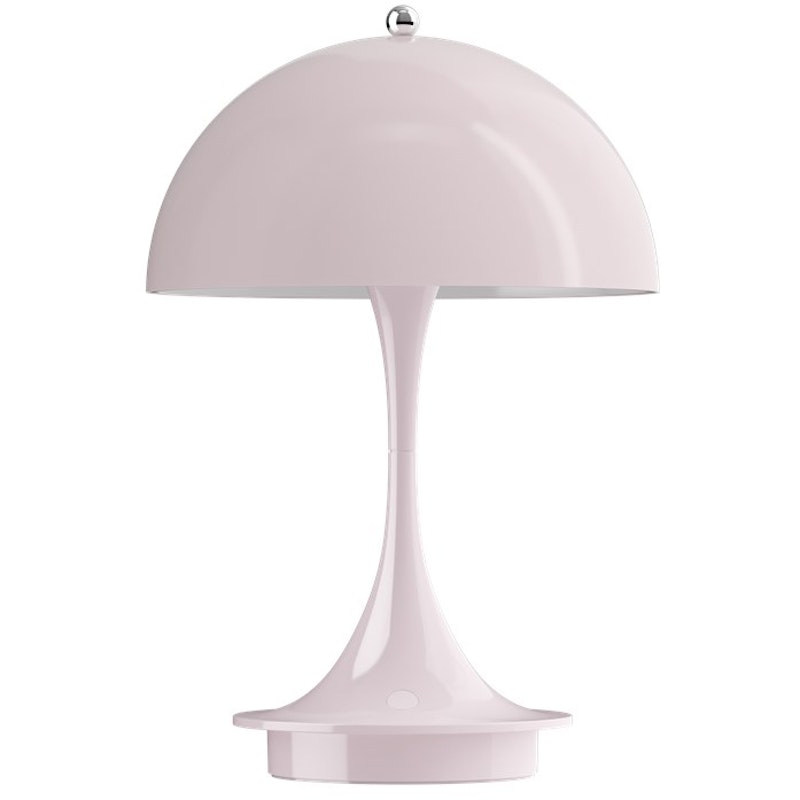 Panthella 160 Bordslampa Portabel, Pale Rose Opal Acryl