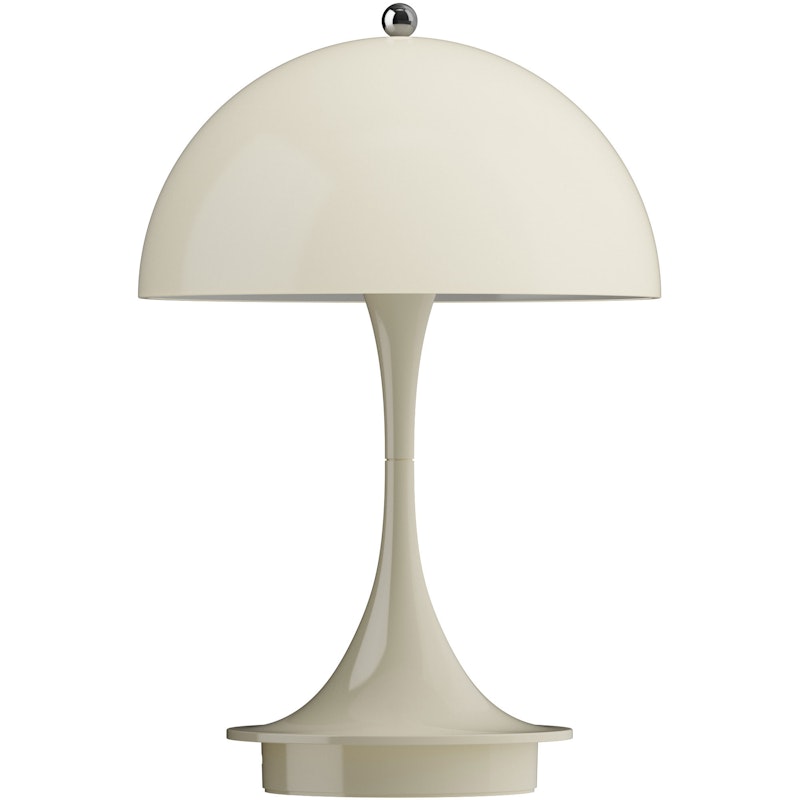 Panthella 160 Bordslampa Portabel, Opal Beige