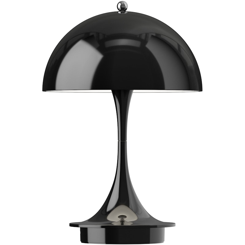 Panthella 160 Bordslampa Portabel, Opaque Black