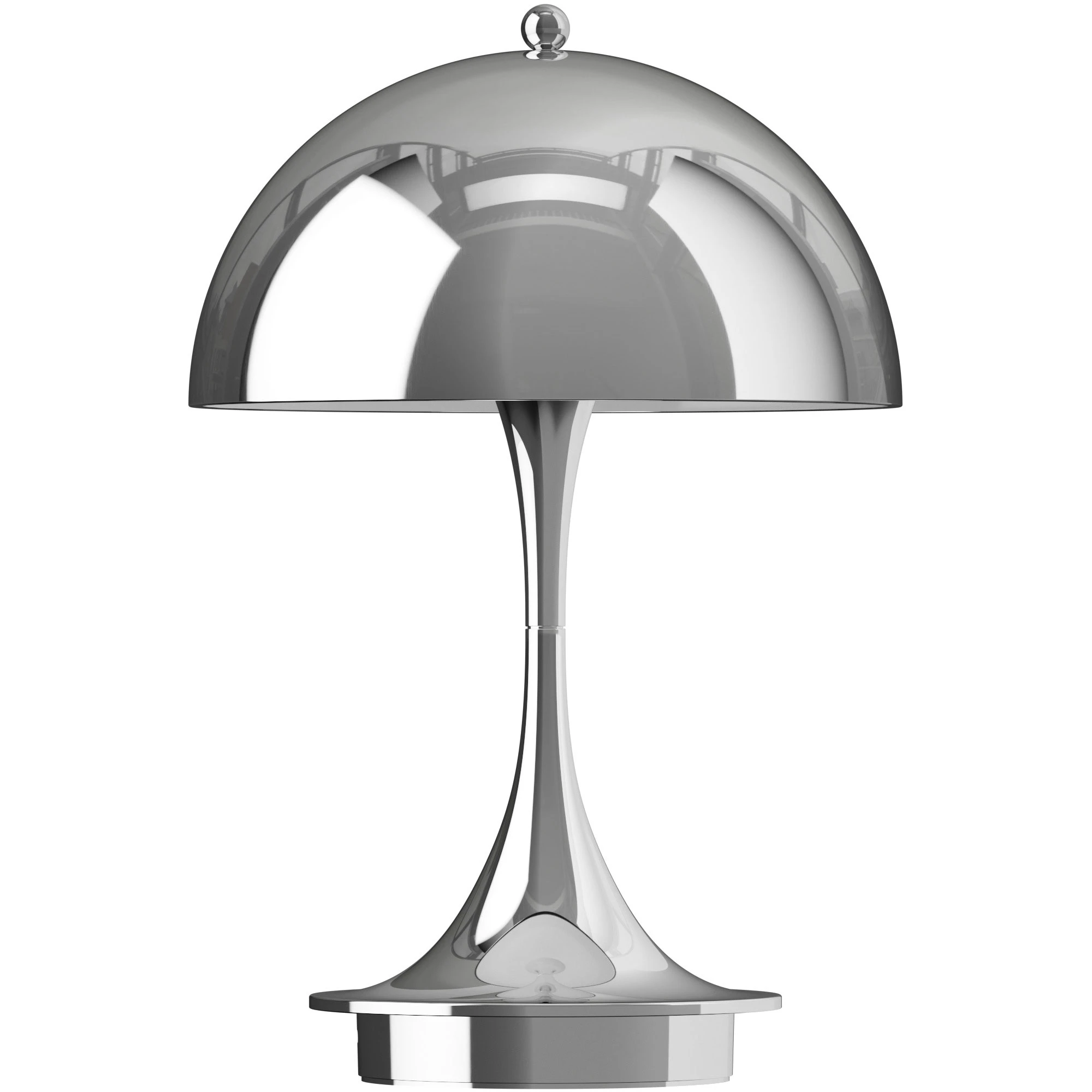 Louis Poulsen Panthella 160 Bordslampa Portabel V3 - Portabla lampor Krom