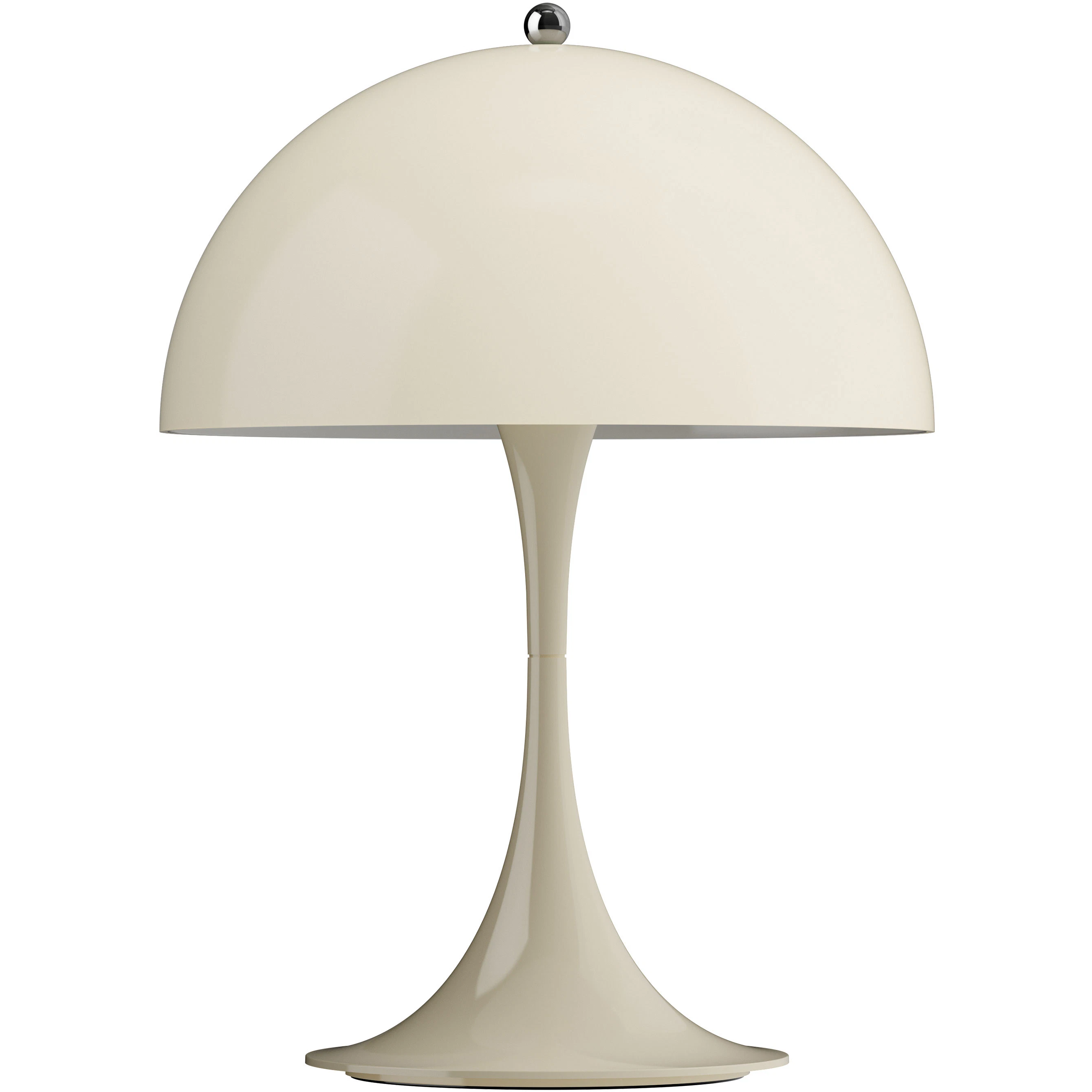 Louis Poulsen Panthella 250 Bordslampa Portabel - Bordslampor utomhus Akryl Opal Beige