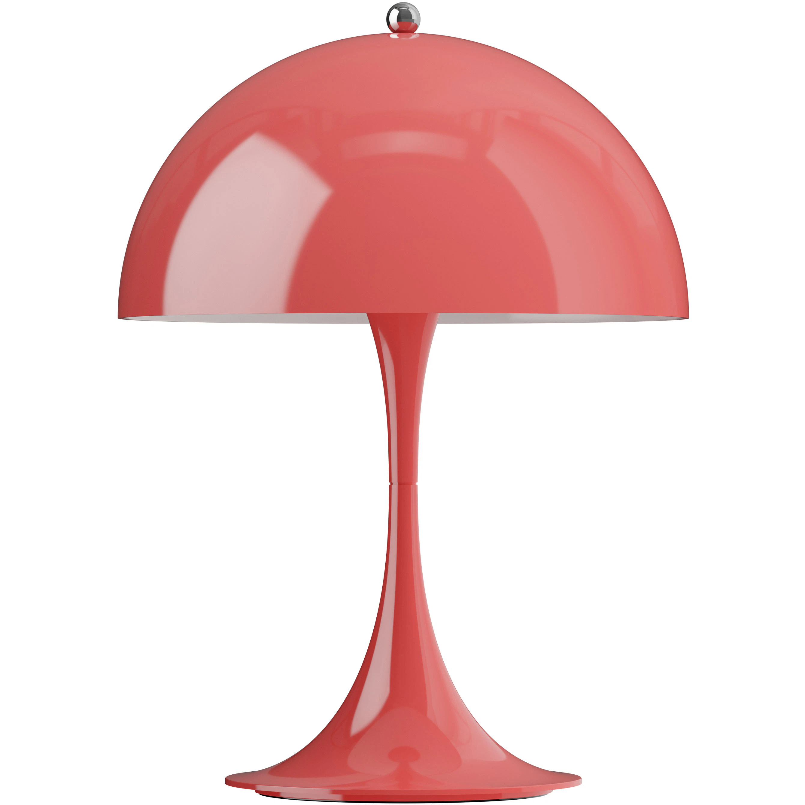Louis Poulsen Panthella 250 Bordslampa Portabel - Bordslampor utomhus Polykarbonat Opaque Coral