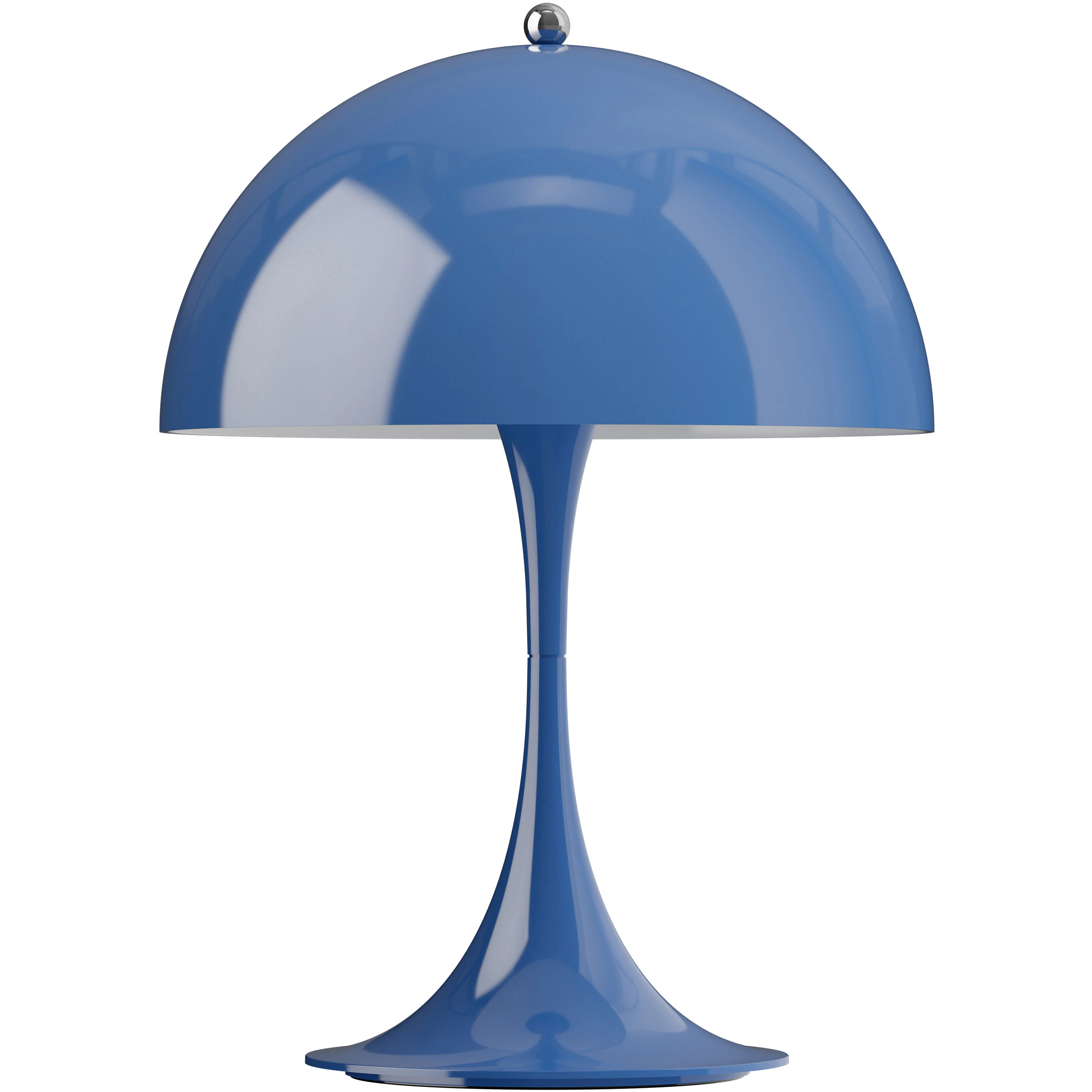 Louis Poulsen Panthella 250 Bordslampa Portabel - Bordslampor utomhus Polykarbonat Opaque Indigo