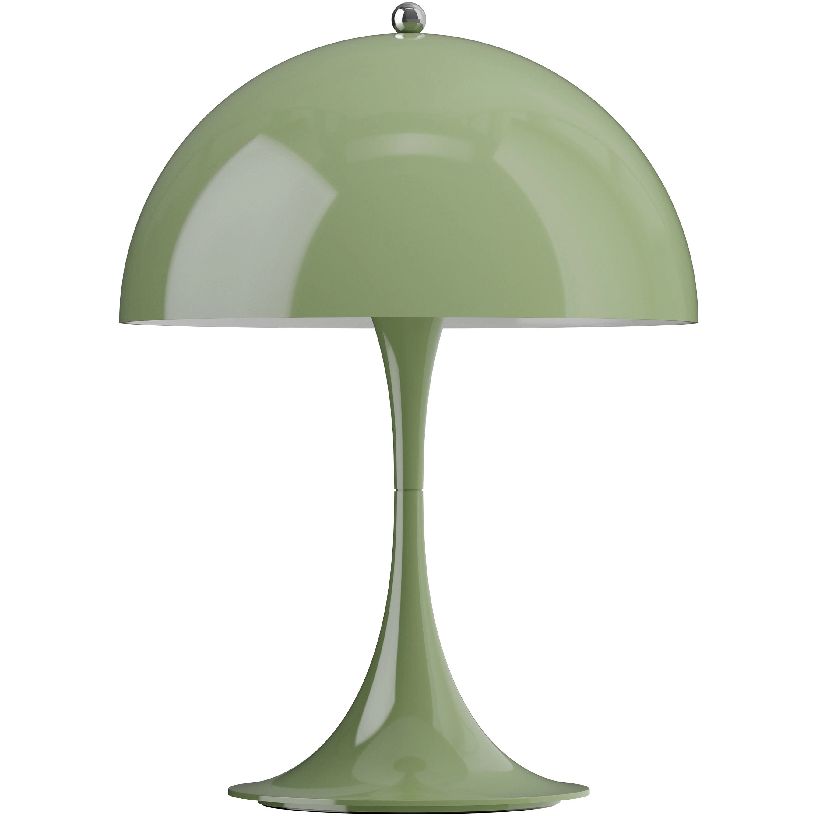 Louis Poulsen Panthella 250 Bordslampa Portabel - Bordslampor utomhus Polykarbonat Opaque Moss Green