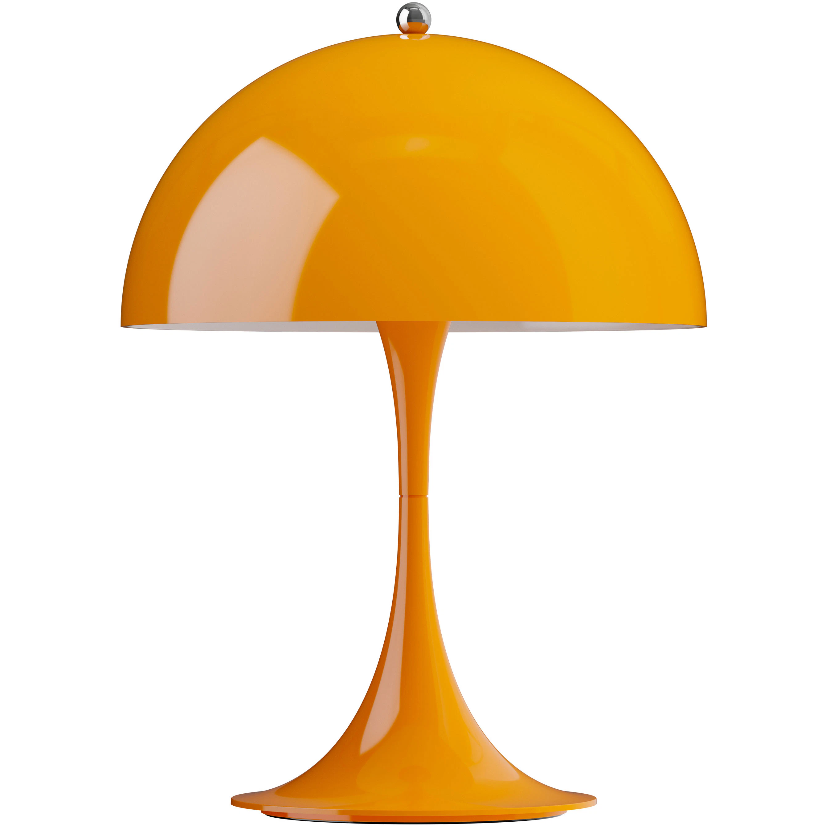 Louis Poulsen Panthella 250 Bordslampa Portabel - Bordslampor utomhus Polykarbonat Opaque Orange