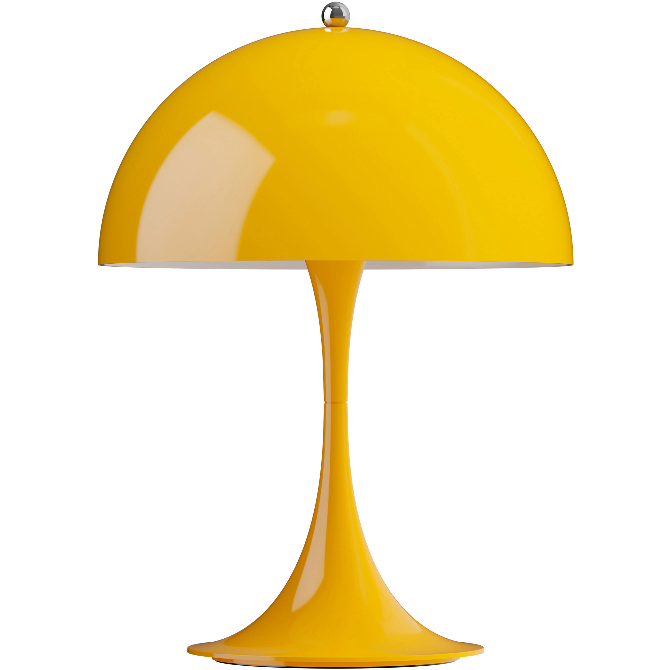 Louis Poulsen Panthella 250 Bordslampa Portabel - Bordslampor utomhus Polykarbonat Opaque Yellow