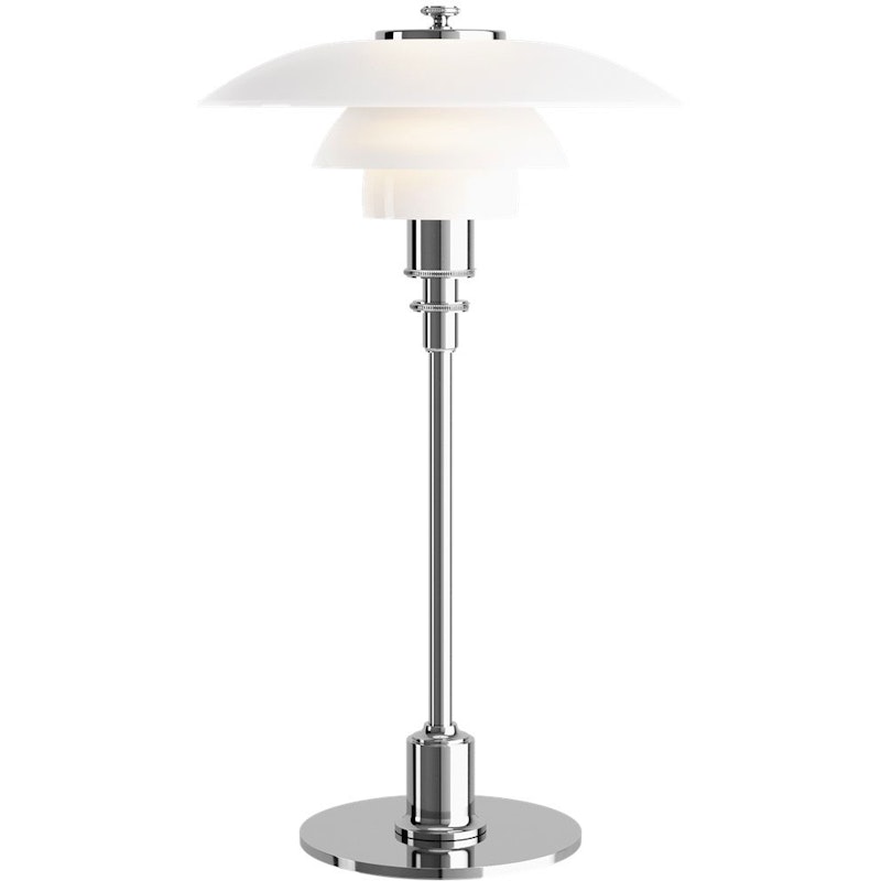 PH 2/1 Bordslampa, Krom