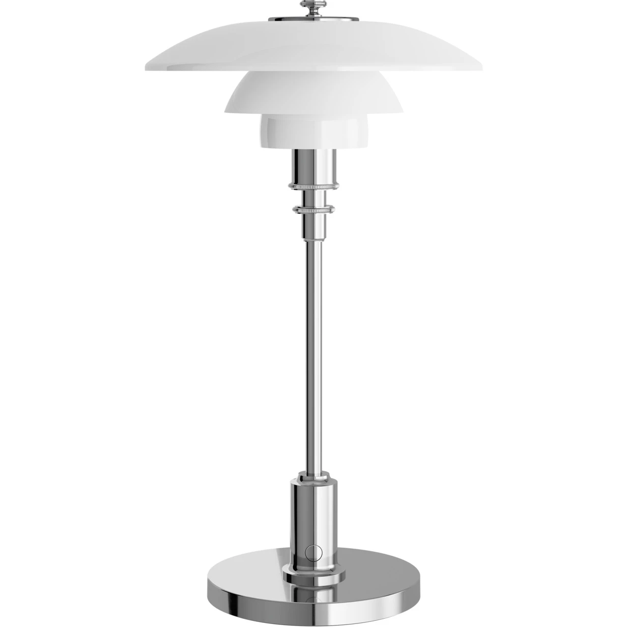 Louis Poulsen Ph 2/1 Bordslampa Portabel - Portabla lampor Krom Krompläterad