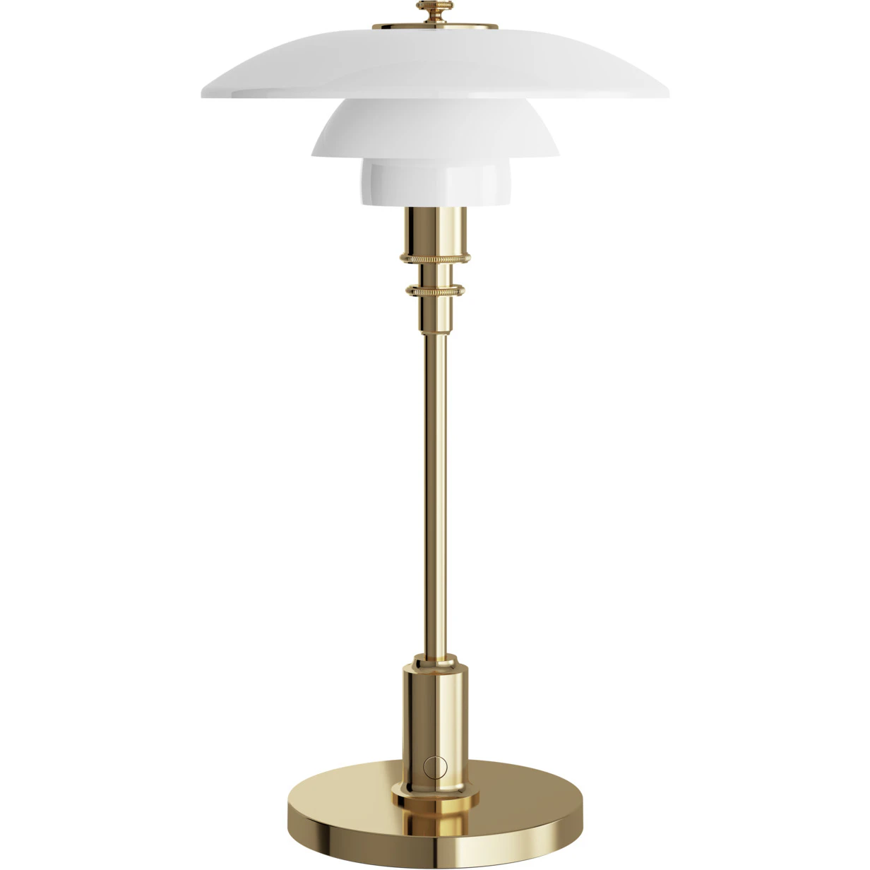 Louis Poulsen Ph 2/1 Bordslampa Portabel - Portabla lampor Mässing Mässing Metalliserad