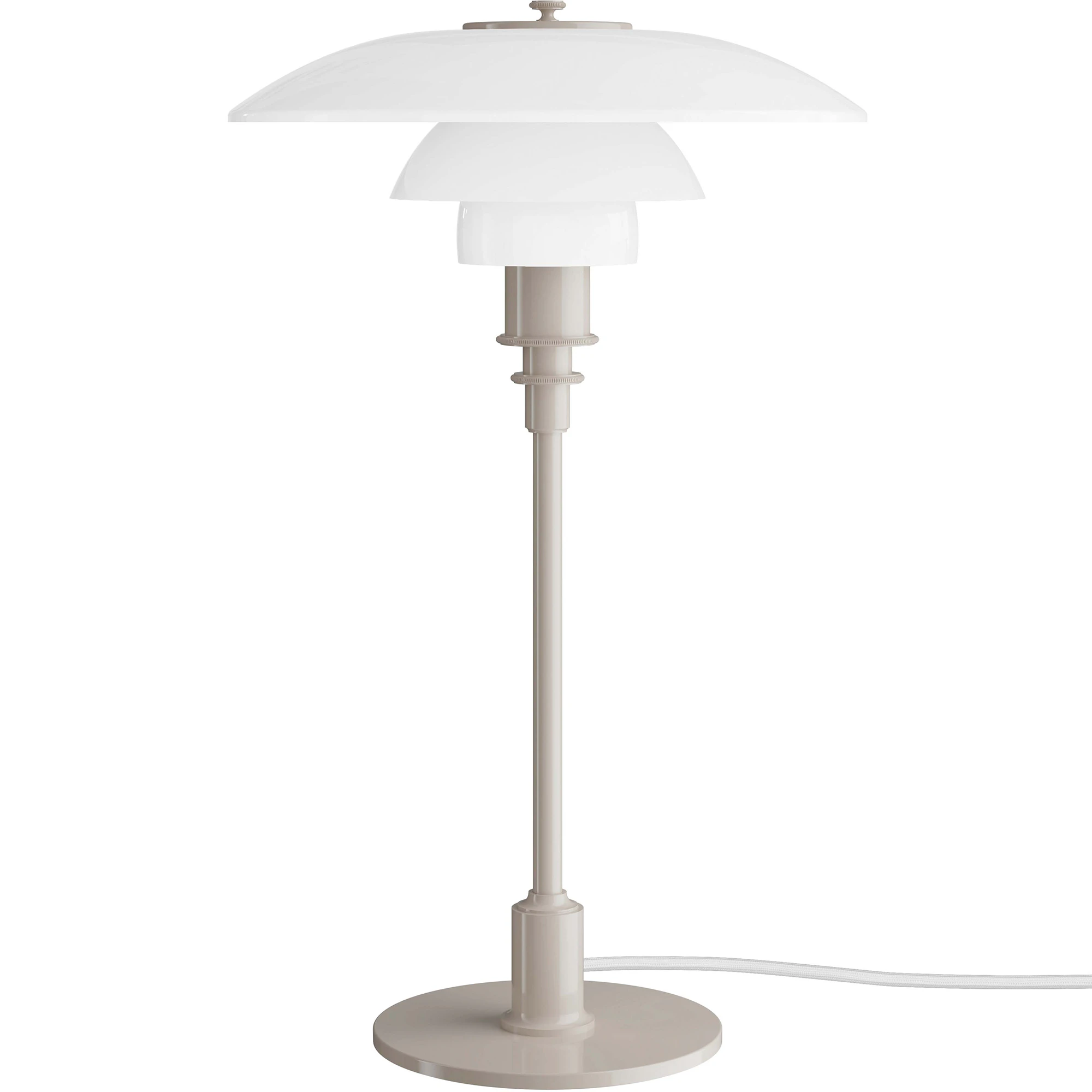 Louis Poulsen Ph 3/2 Bordslampa - Bordslampor Munbl&aring;st Opalglas Glossy Beige