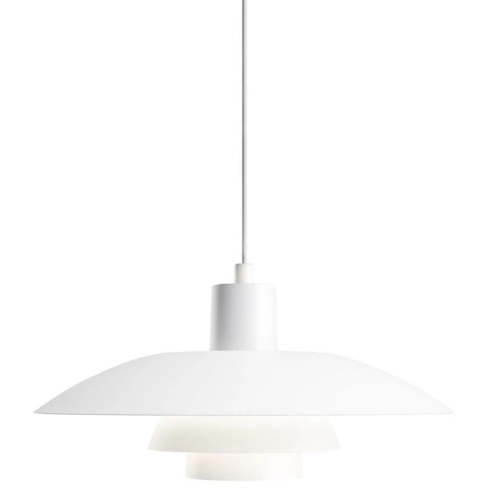 Louis Poulsen Ph 4/3 Pendel - Pendellampor Aluminium Vit