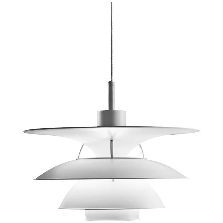Louis Poulsen Ph 5-4½ Pendel - Pendellampor Aluminium Vit