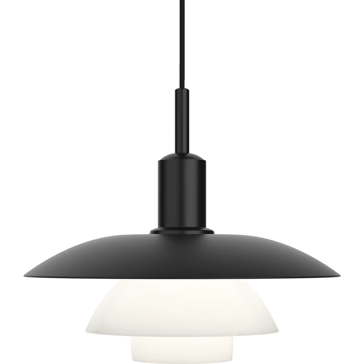 Louis Poulsen Ph 5/5 Pendel Metall / - Pendellampor Glas Svart