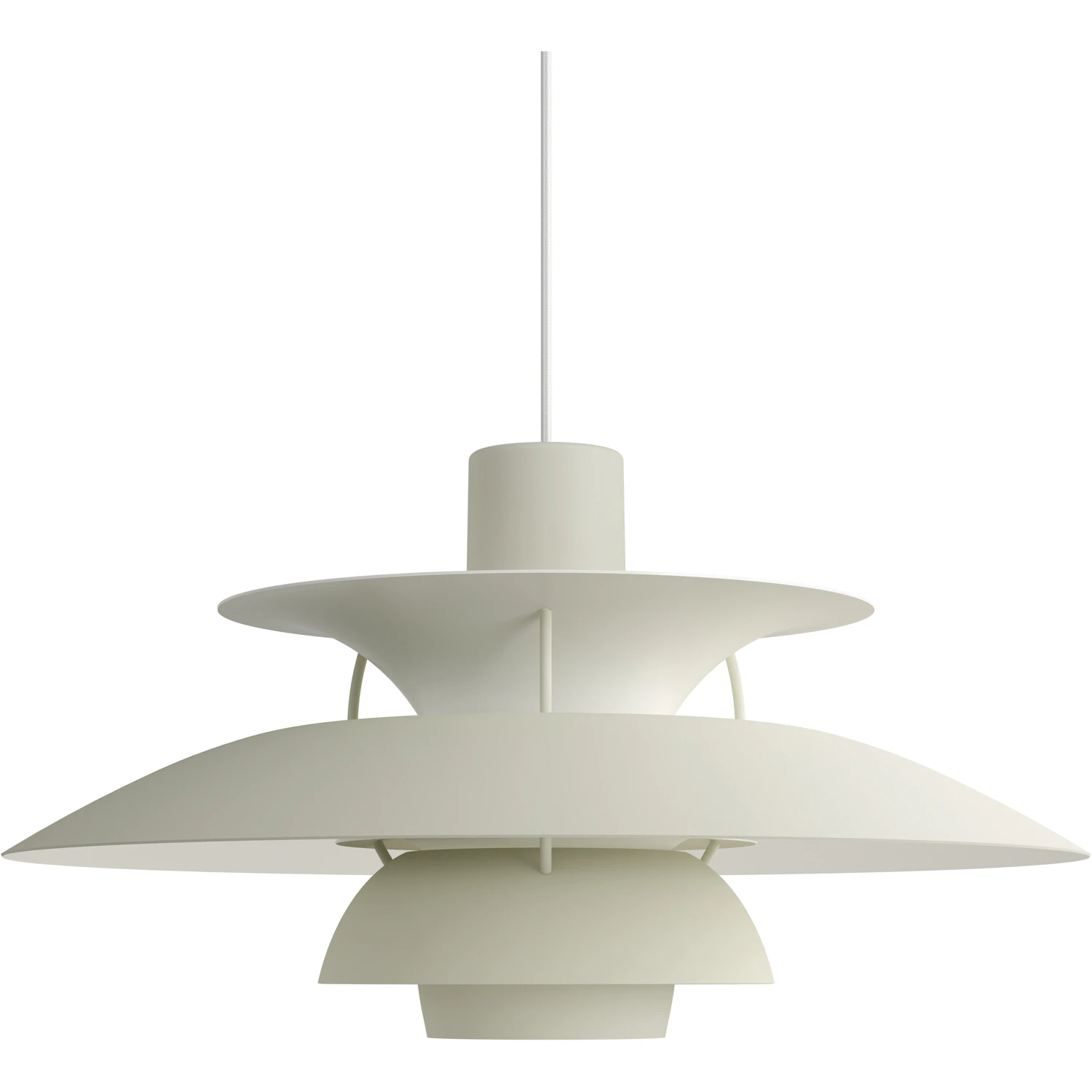 Louis Poulsen Ph 5 Mini Pendel - Pendellampor Monochrome Pale Pewter