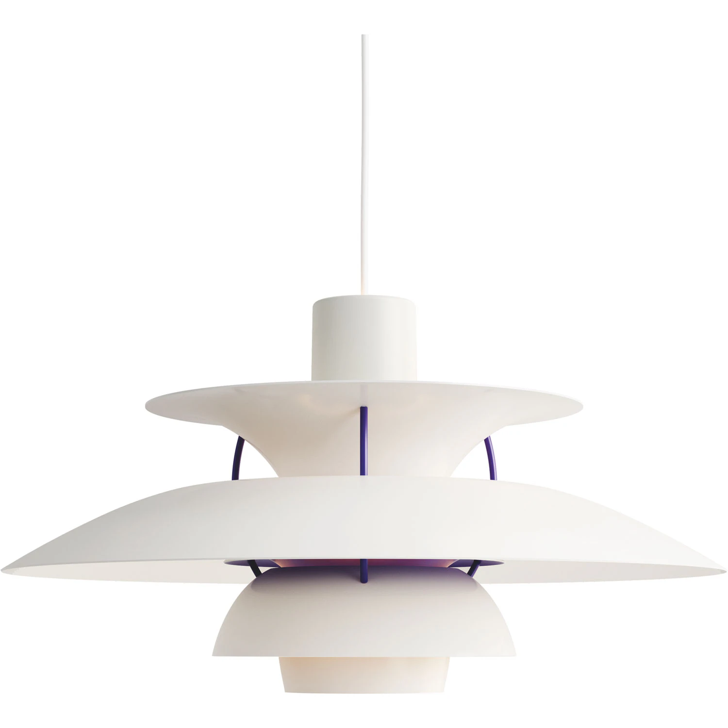 Louis Poulsen Ph 5 Pendel Klassisk Vit - Pendellampor Aluminium Classic White
