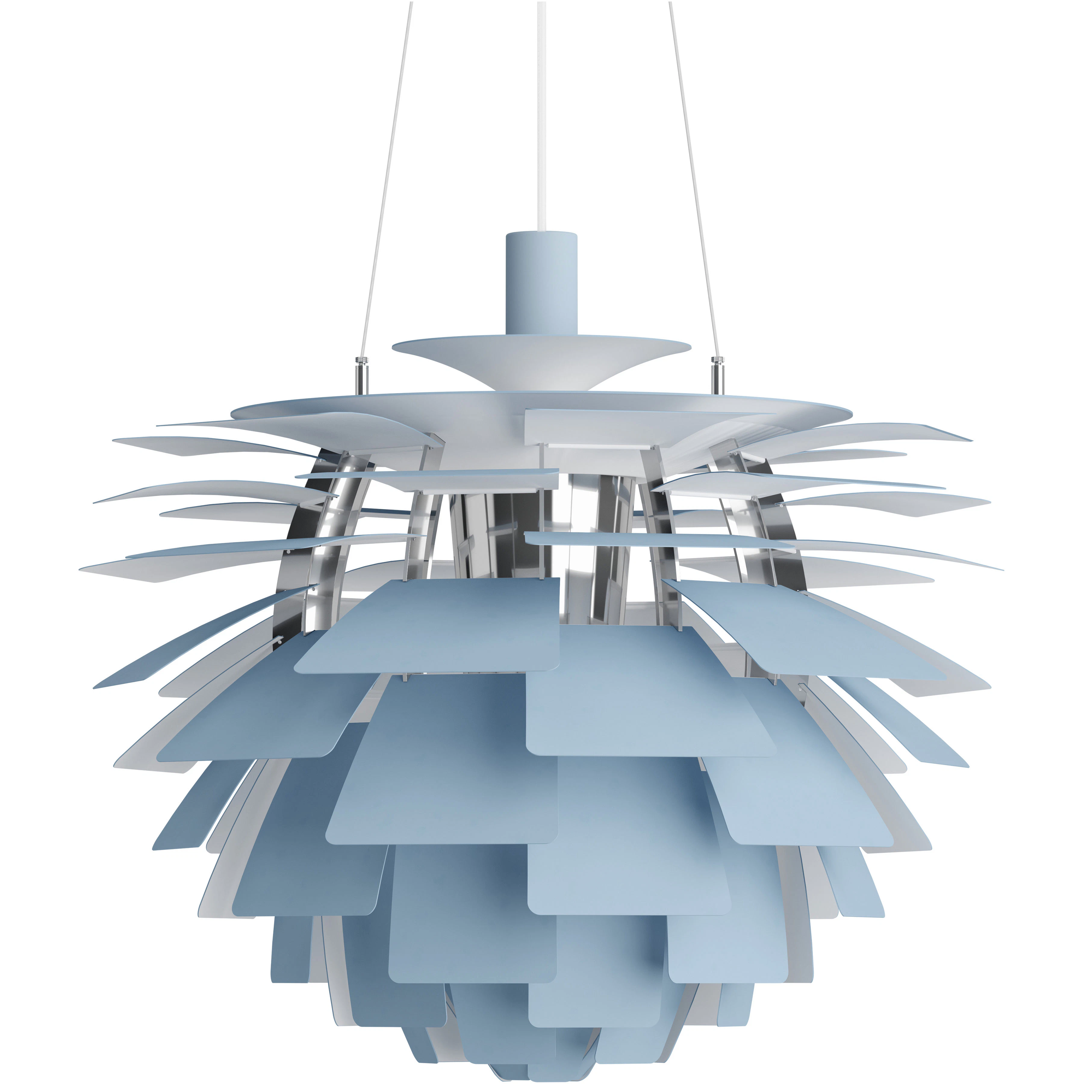 Louis Poulsen Ph Artichoke Pendel 60 Cm / Dusty Blue - Pendellampor Krom