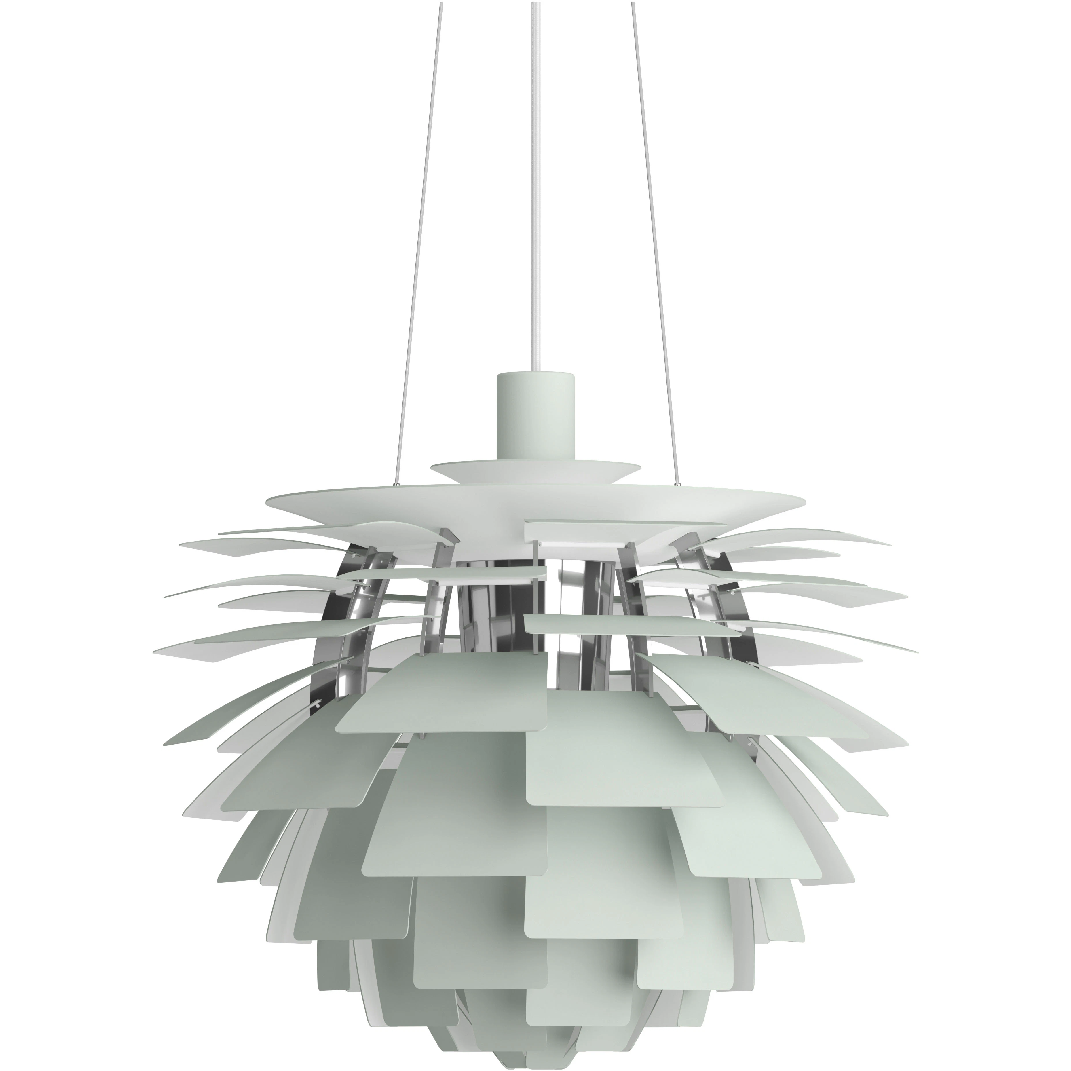 Louis Poulsen Ph Artichoke Pendel 48 Cm / Dusty Green - Pendellampor Krom