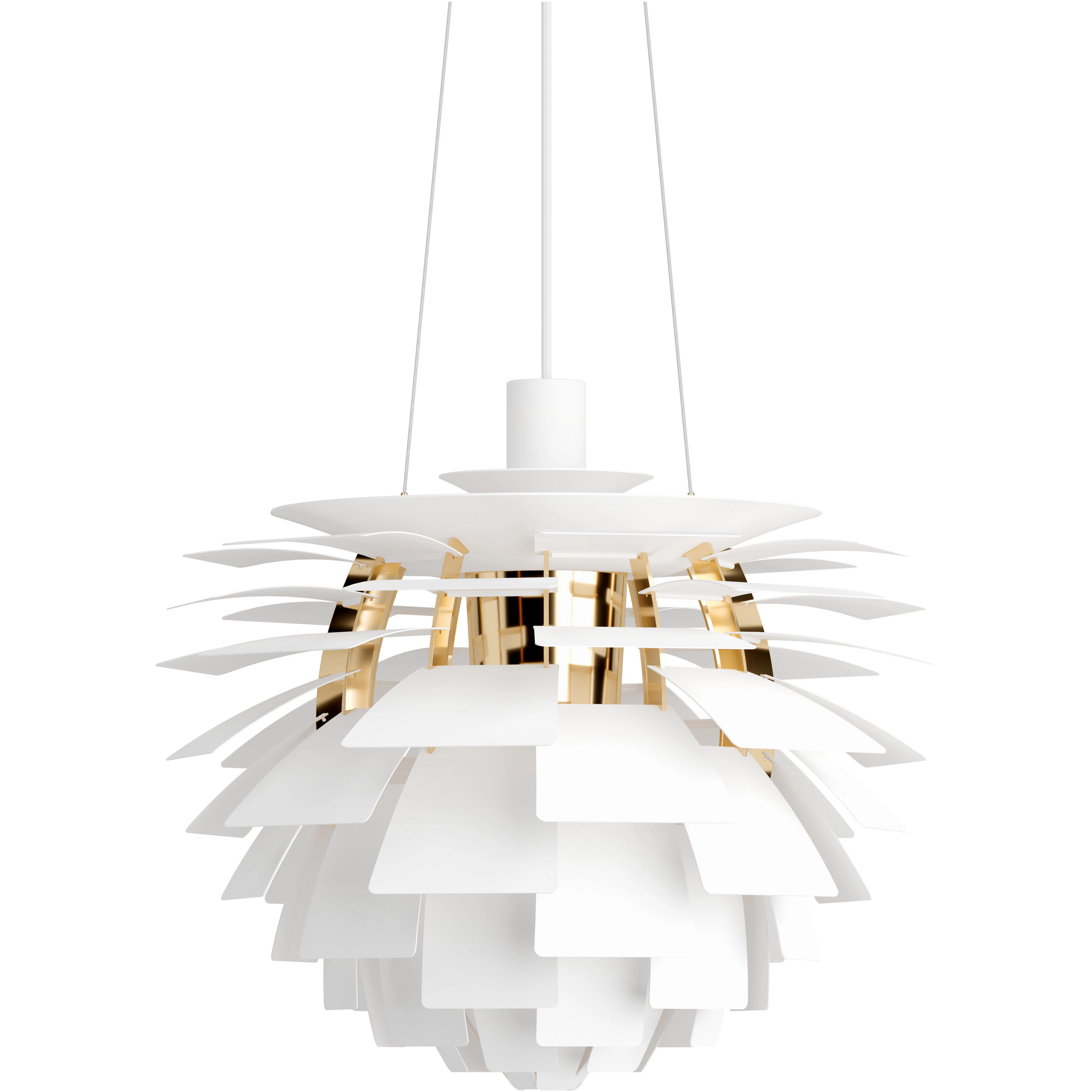 Louis Poulsen Ph Artichoke Pendel 48 Cm / Soft White - Pendellampor Mässing