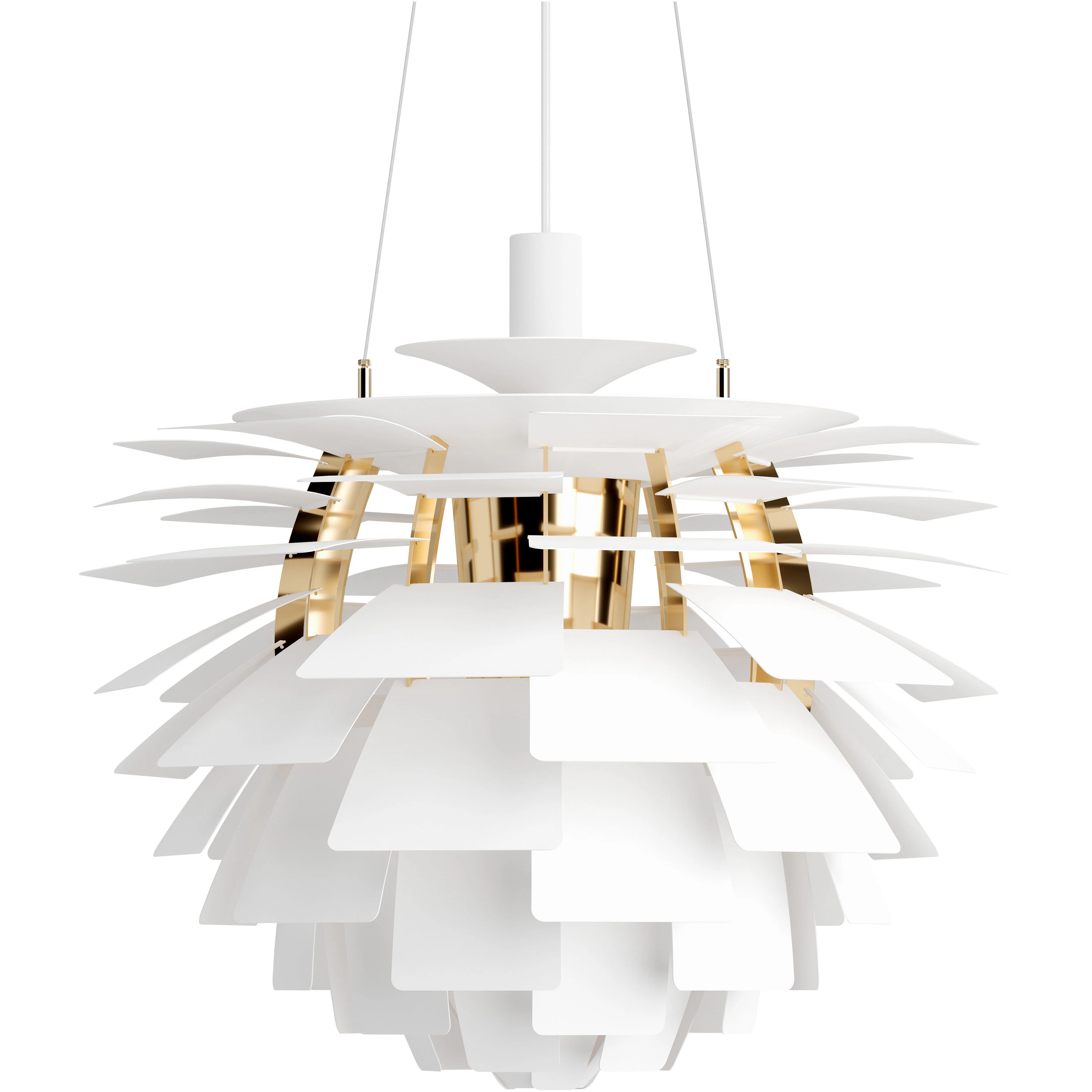 Louis Poulsen Ph Artichoke Pendel 60 Cm / Soft White - Pendellampor Mässing