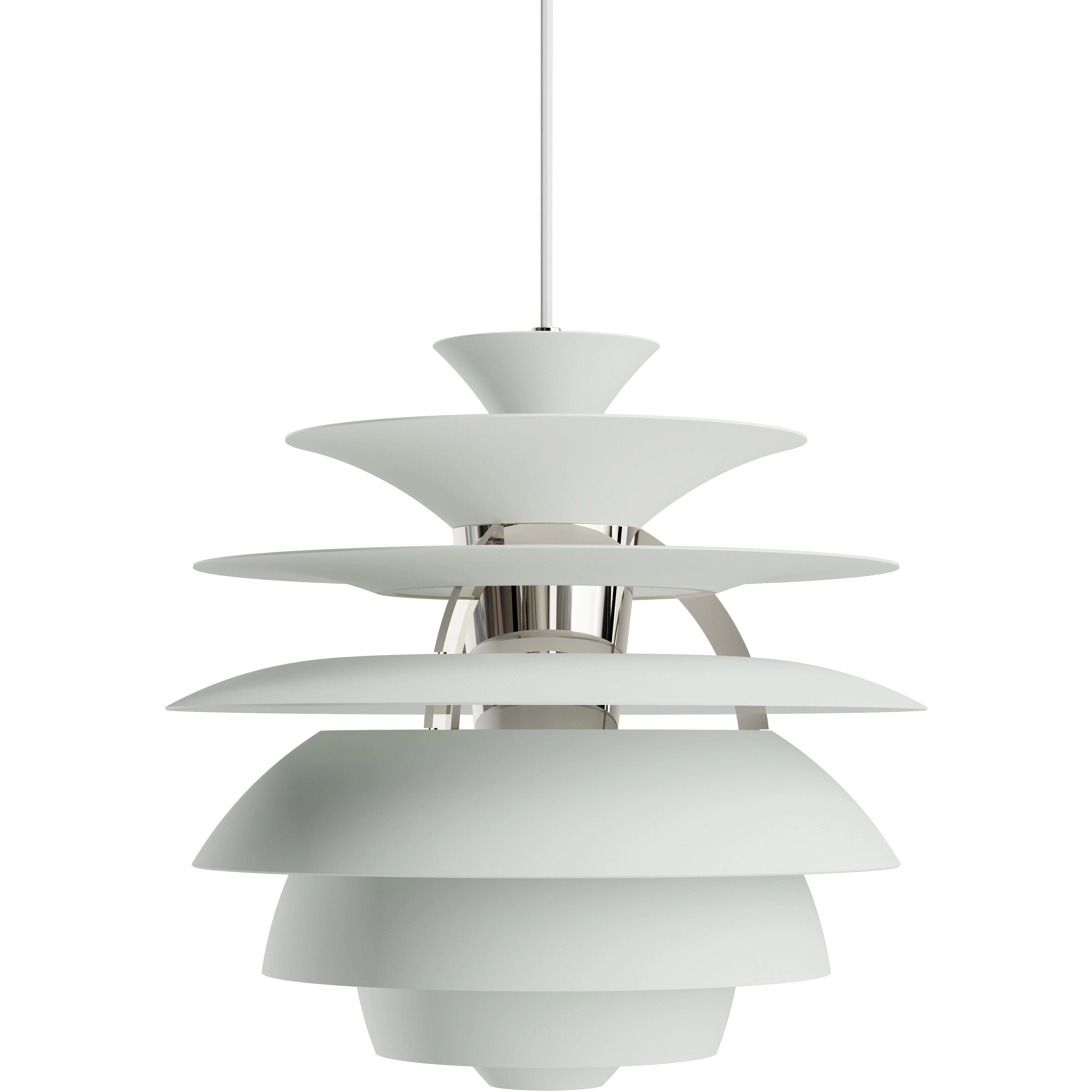Louis Poulsen Ph Snowball Pendel Dusty Green / - Pendellampor Aluminium Krom