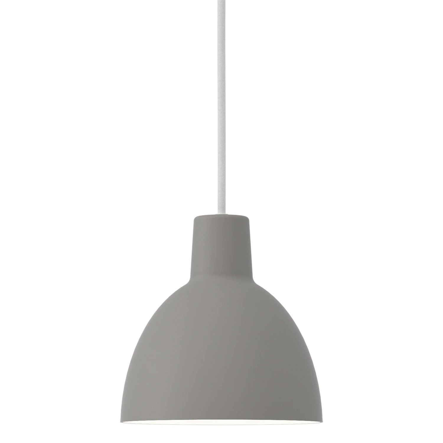 Louis Poulsen Toldbod Pendel 25 Cm - Pendellampor Aluminium Ljusgrå