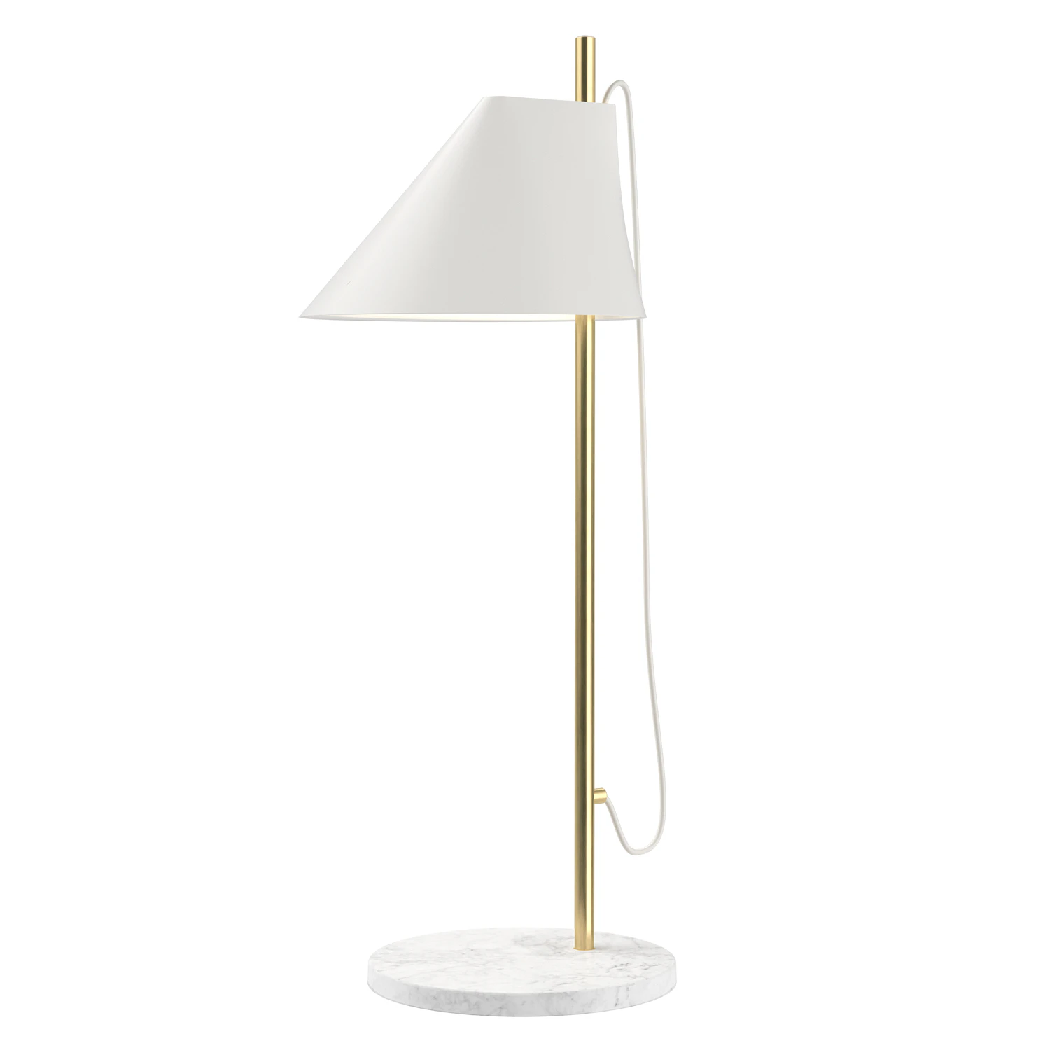 Louis Poulsen Yuh Bordslampa M&auml;ssing/ - Bordslampor Aluminium Vit