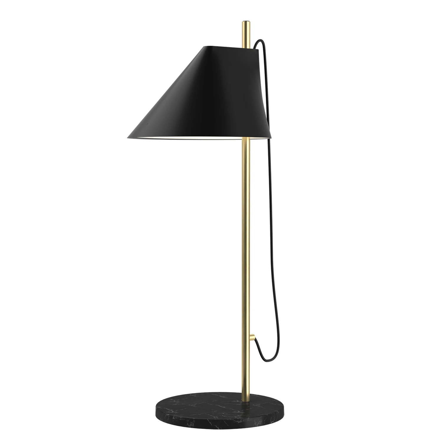 Louis Poulsen Yuh Bordslampa M&auml;ssing/ - Bordslampor Aluminium Svart