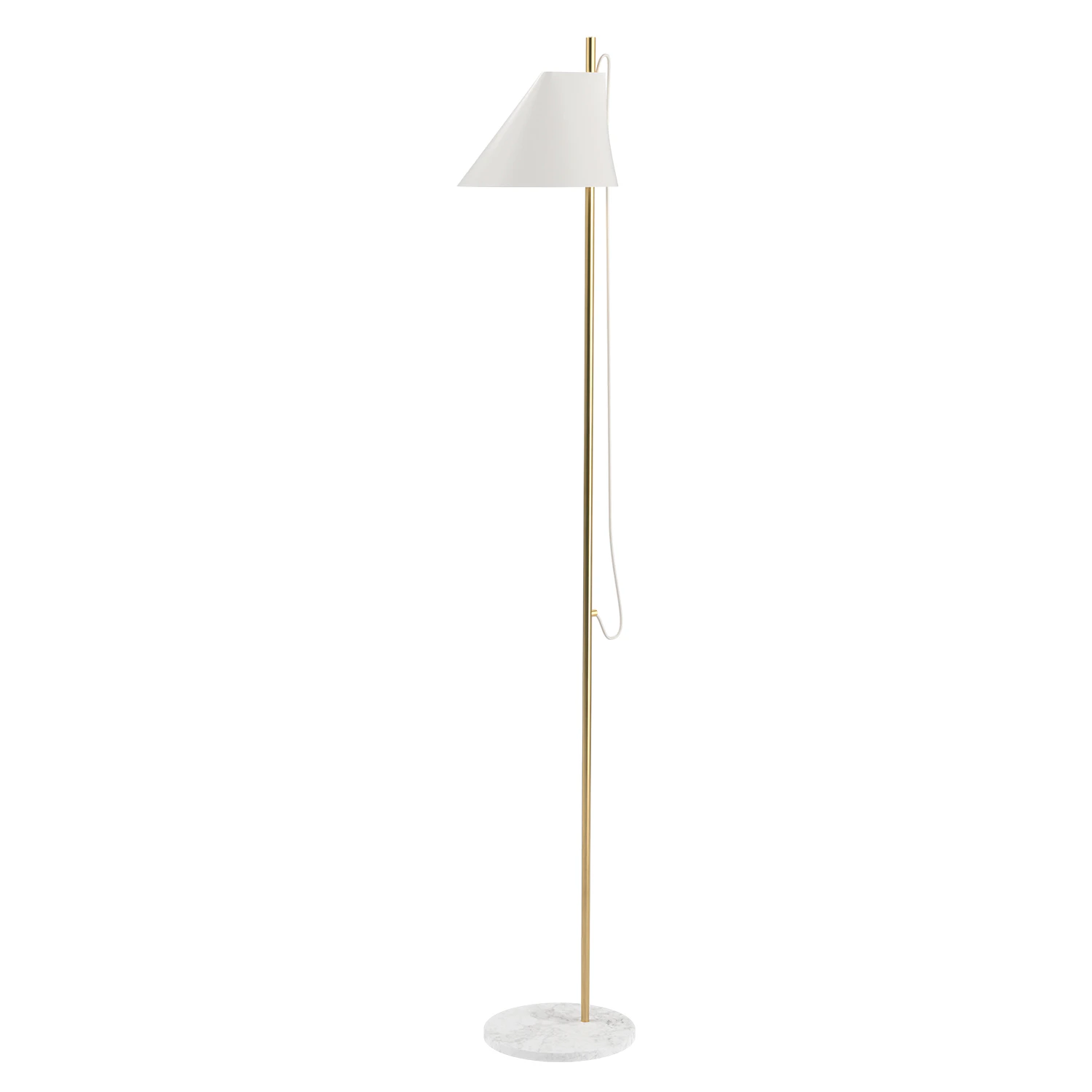 Louis Poulsen Yuh Golvlampa M&auml;ssing/ - Golvlampor Aluminium Vit