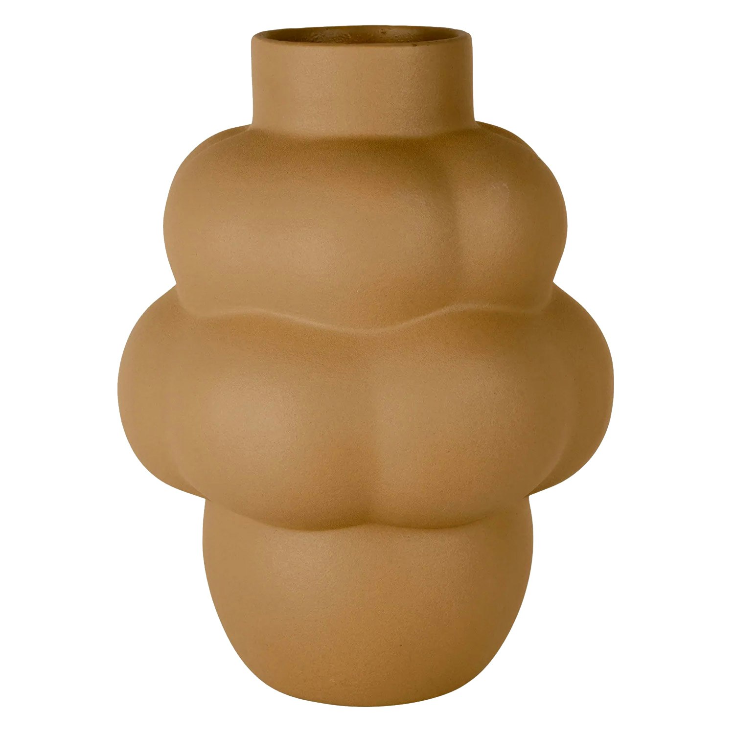 Louise Roe Balloon Petit Vas 18 Cm - Vaser Keramik Sanded Ocker
