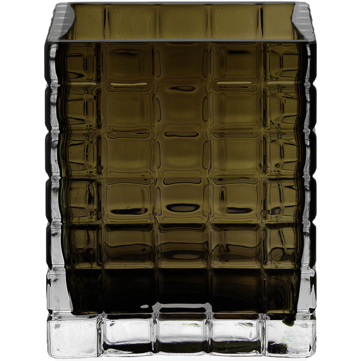 Louise Roe City Light 2 Ljuslykta Oliv - Ljuslyktor Munbl&aring;st Glas Olivgr&ouml;n