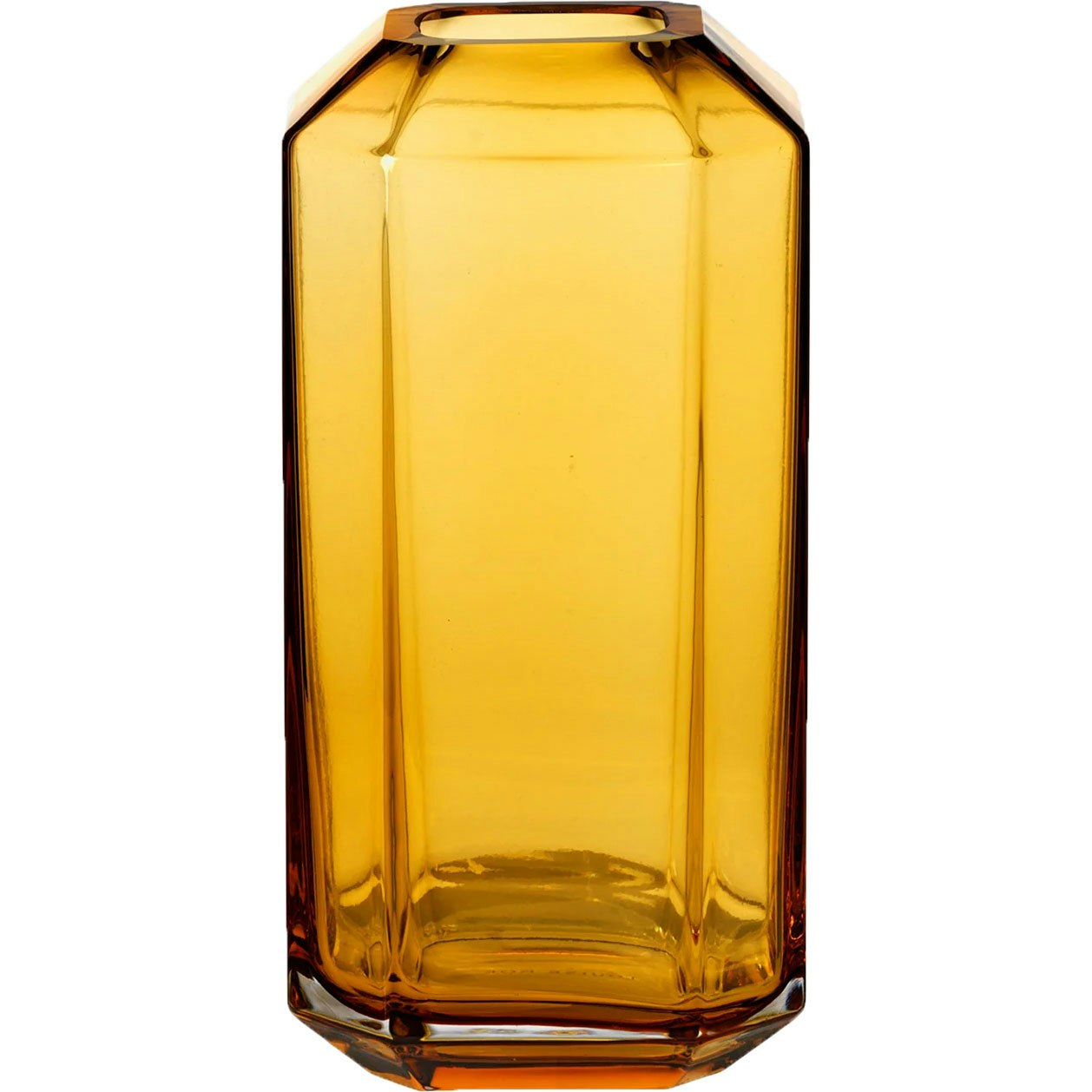 Louise Roe Jewel Small Vas 8x16 Cm Amber - Vaser Munbl&aring;st Glas B&auml;rnsten