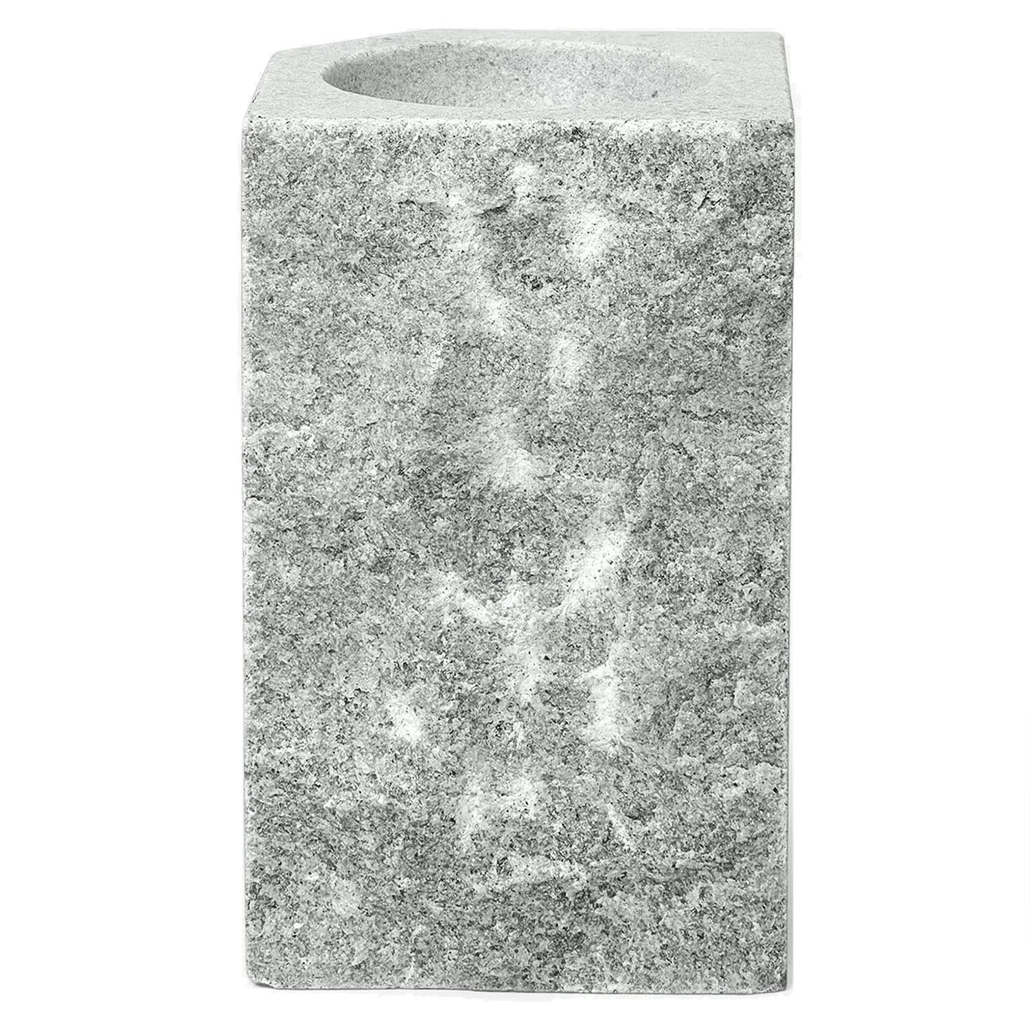 Louise Roe Gallery Object Ljuslykta 18 Cm Green Marble - Ljusstakar Marmor Gr&ouml;n