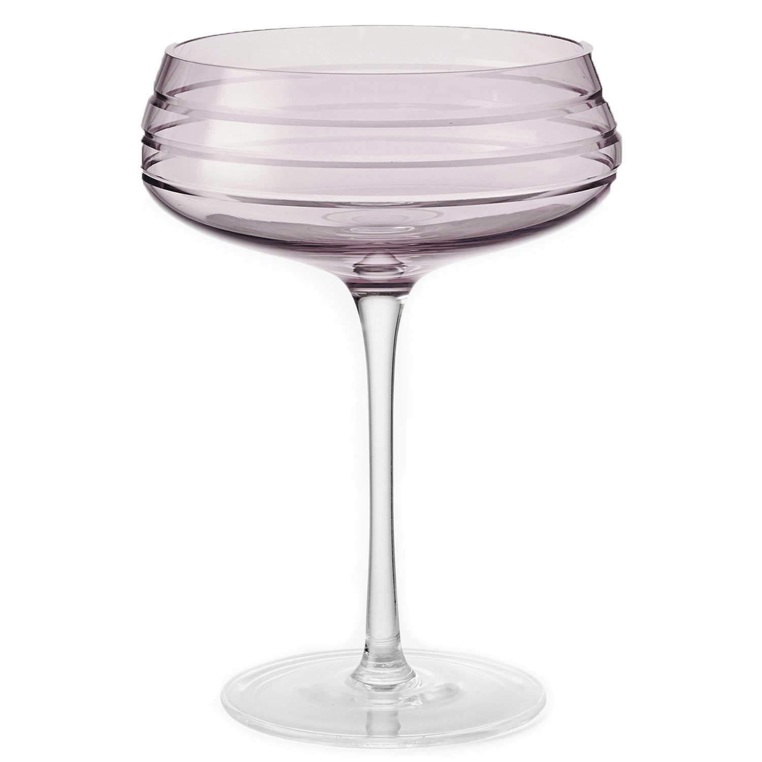 Louise Roe Triple Cut Champagnekupa - Champagneglas Munbl&aring;st Glas Rose