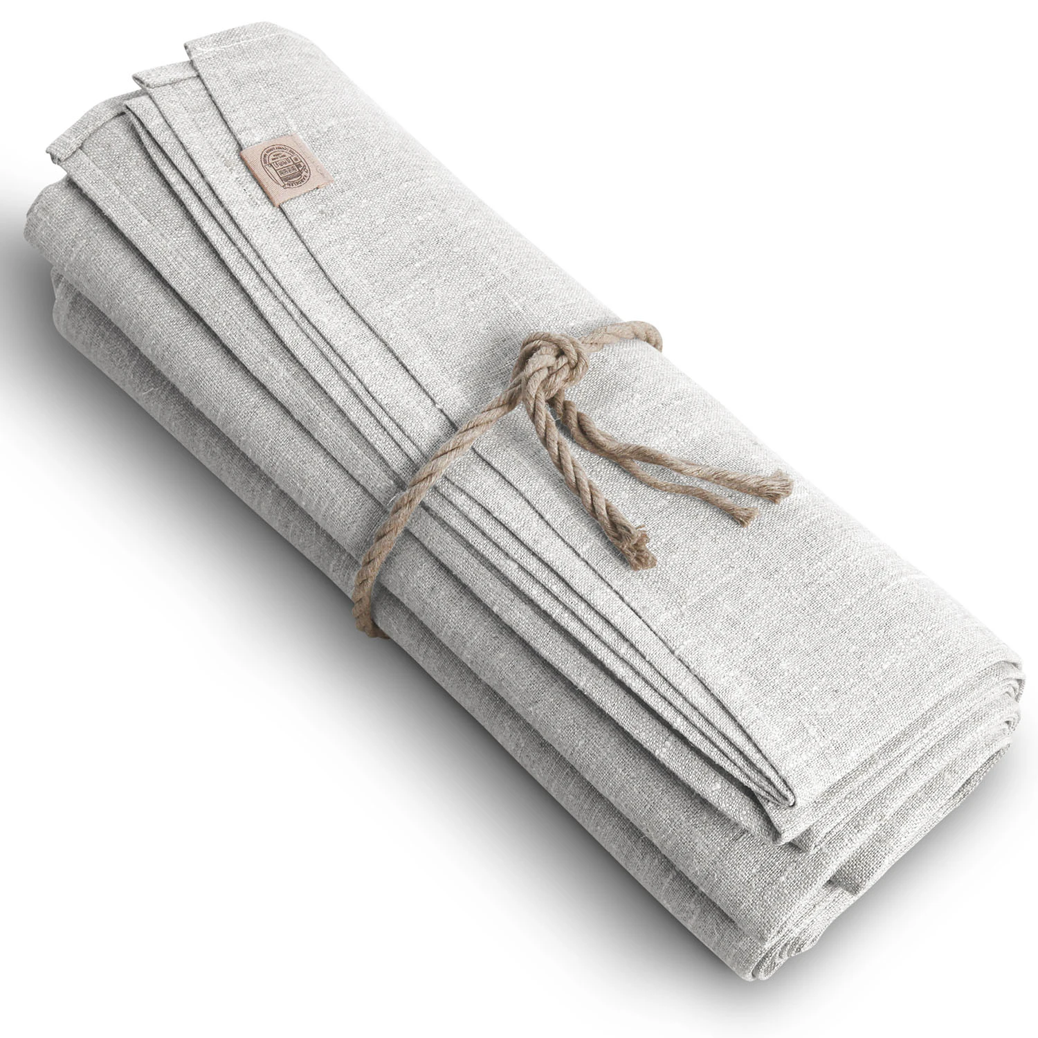 Lovely Linen Classic Rund Duk Ø170 Cm - Dukar & löpare Linne Ljusgrå