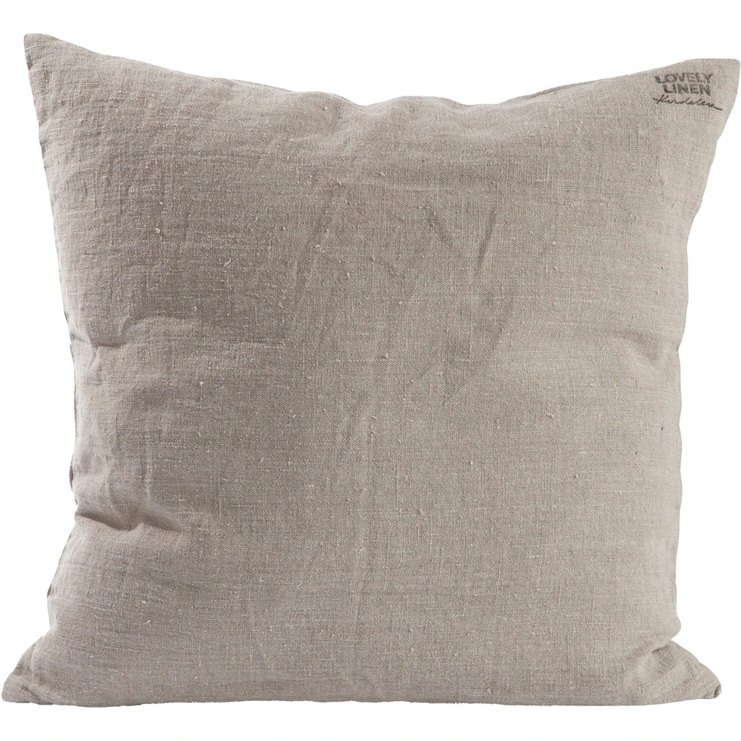 Lovely Linen Lovely Kuddfodral 60x60 Cm - Prydnadskuddar & Fodral Linne Natural Beige