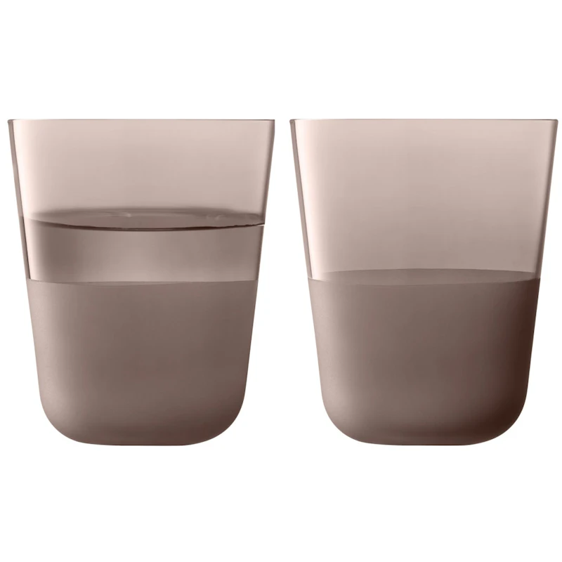 Arc Contrast Tumblerglas 38 cl 2-pack, Earth