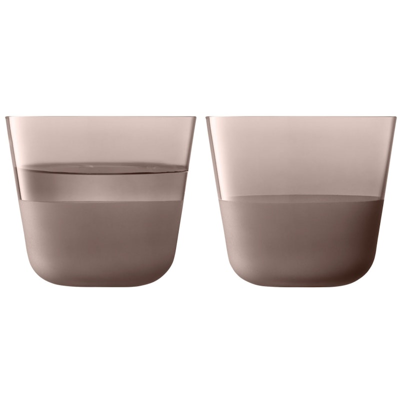 Arc Contrast Tumblerglas 26 cl 2-pack, Earth