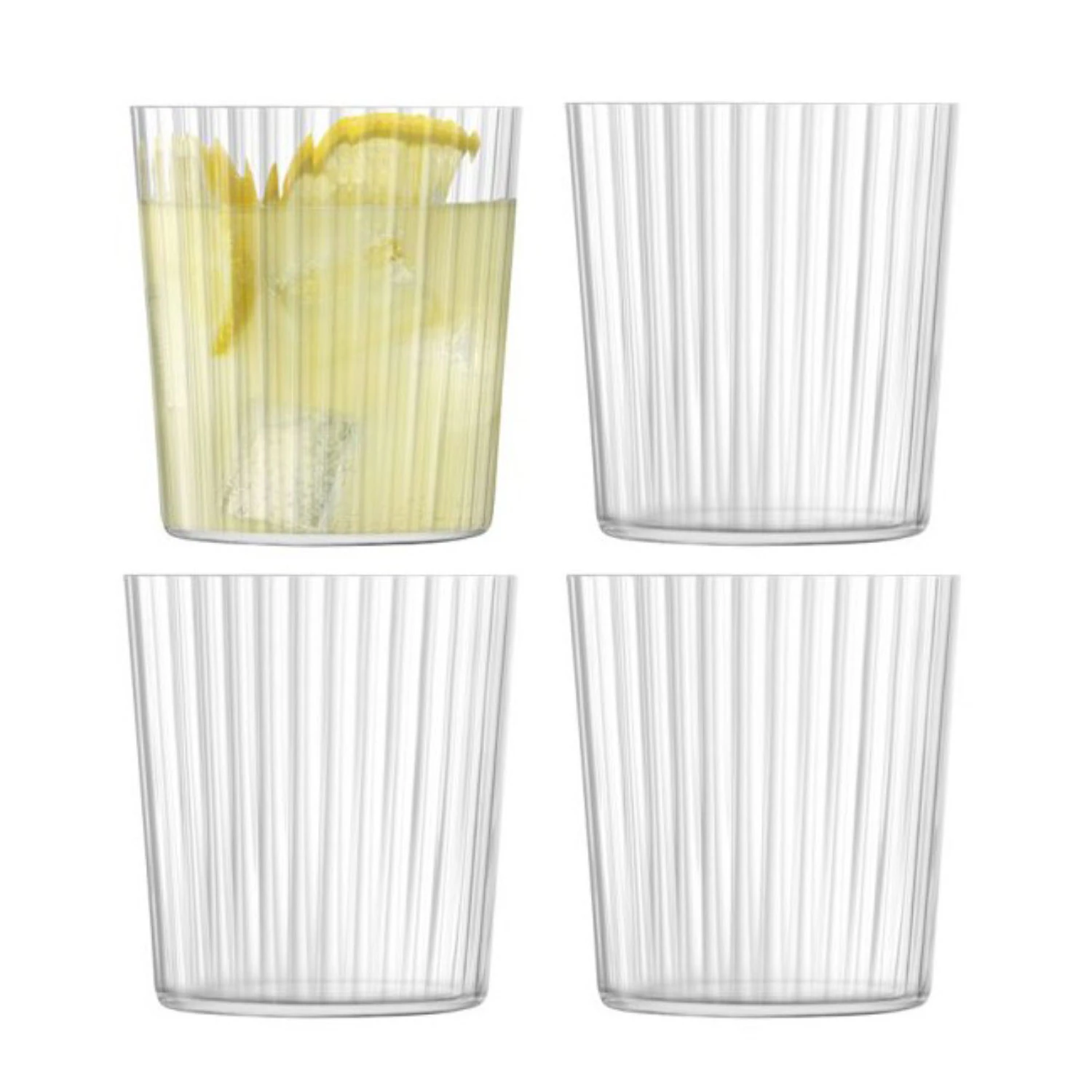 lsa international gio line dricks 4-pack 39 cl - dricksglas glas klar