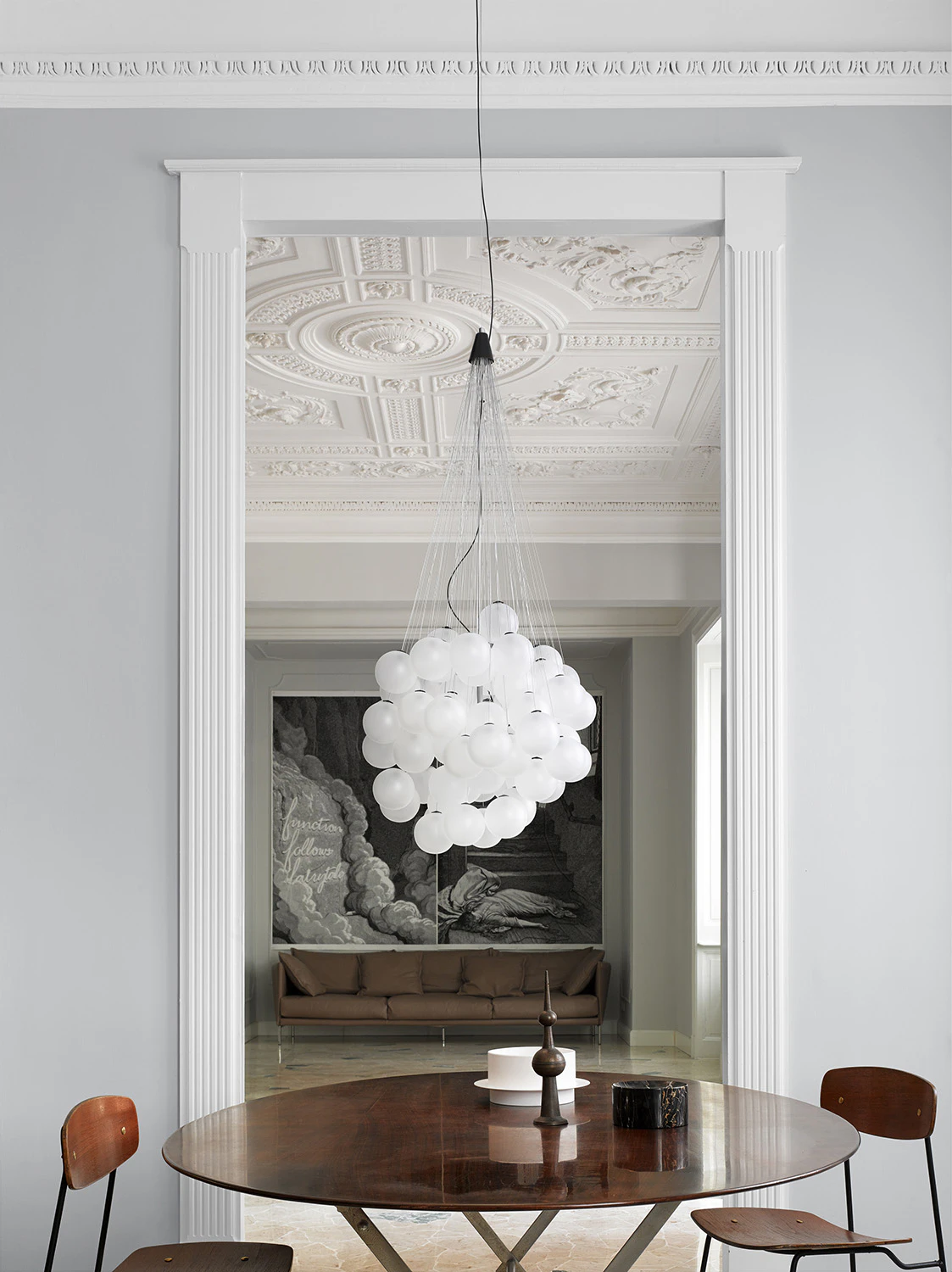 Luceplan Stochastic Taklampa 48 Aluminium/opal, vit från Luceplan, bild 2