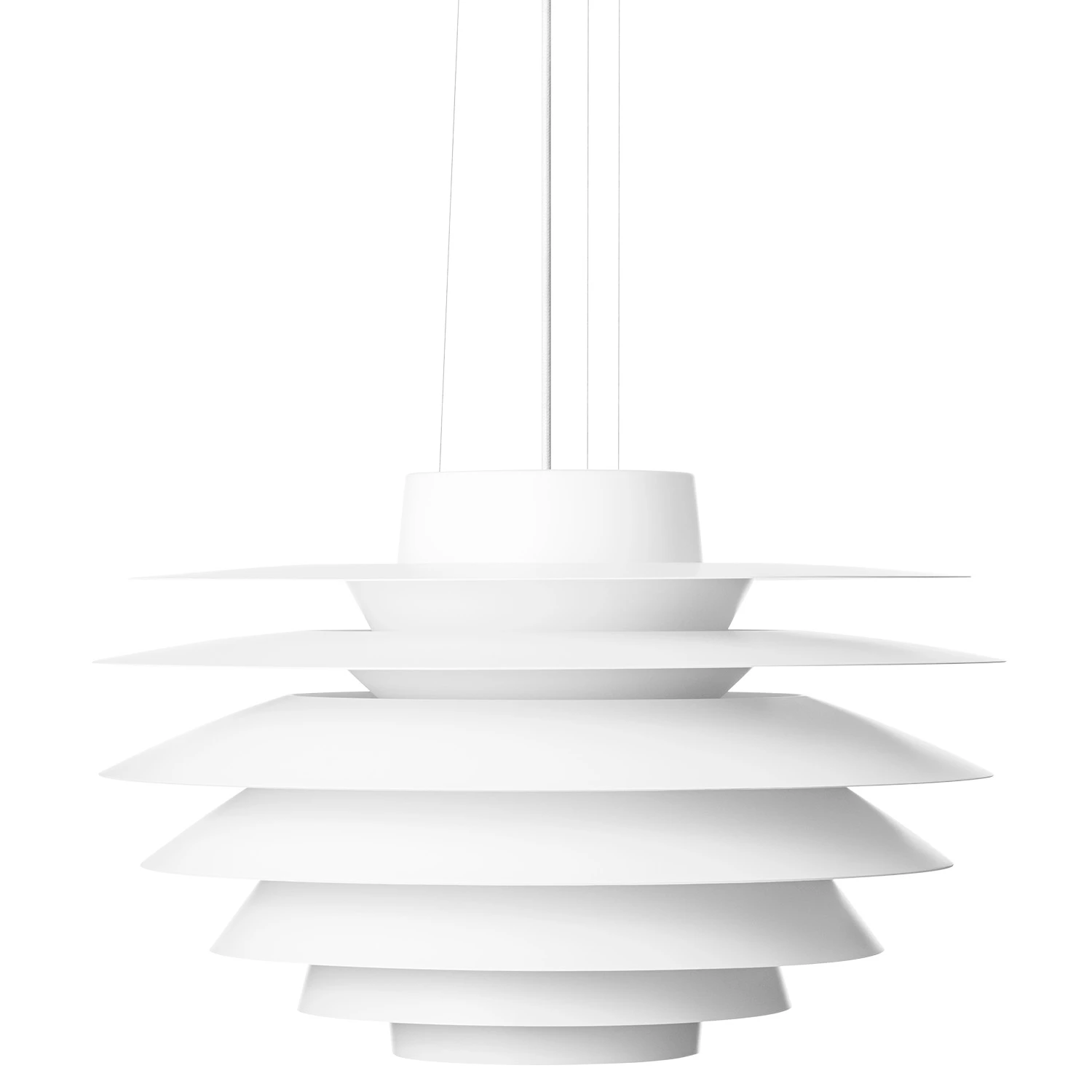 Lyfa Verona 480 Pendel - Pendellampor Aluminium Vit