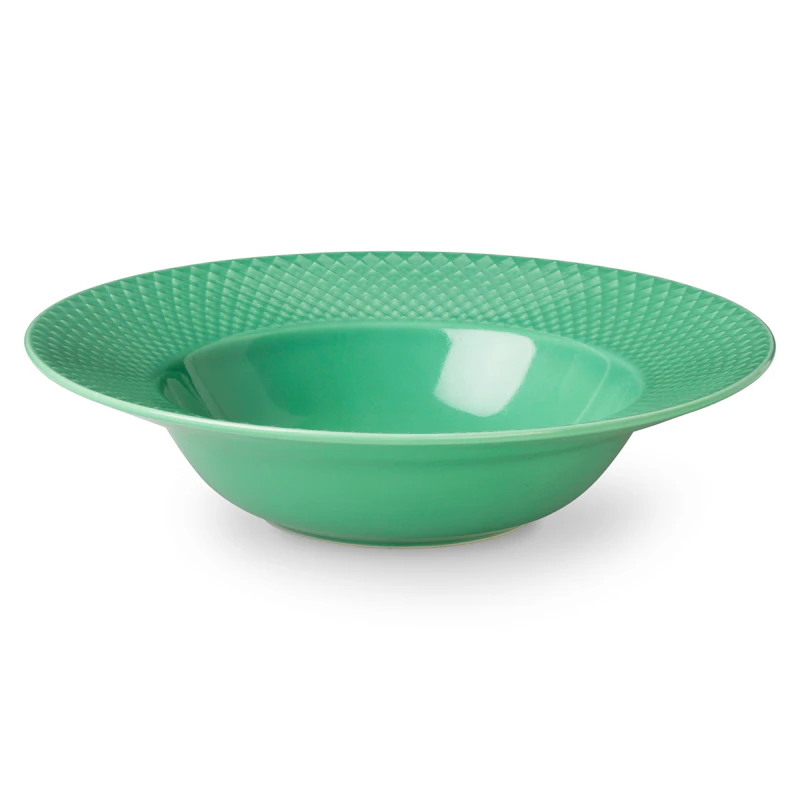 Rhombe Color Djup Tallrik Ø24,5 cm, Grön
